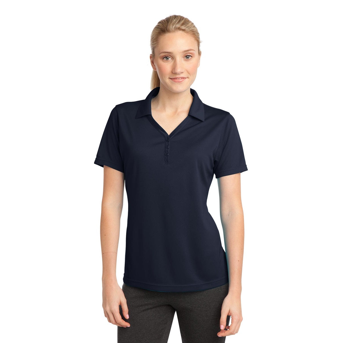 Black Polo Shirts - Sport-Tek - Moisture Control