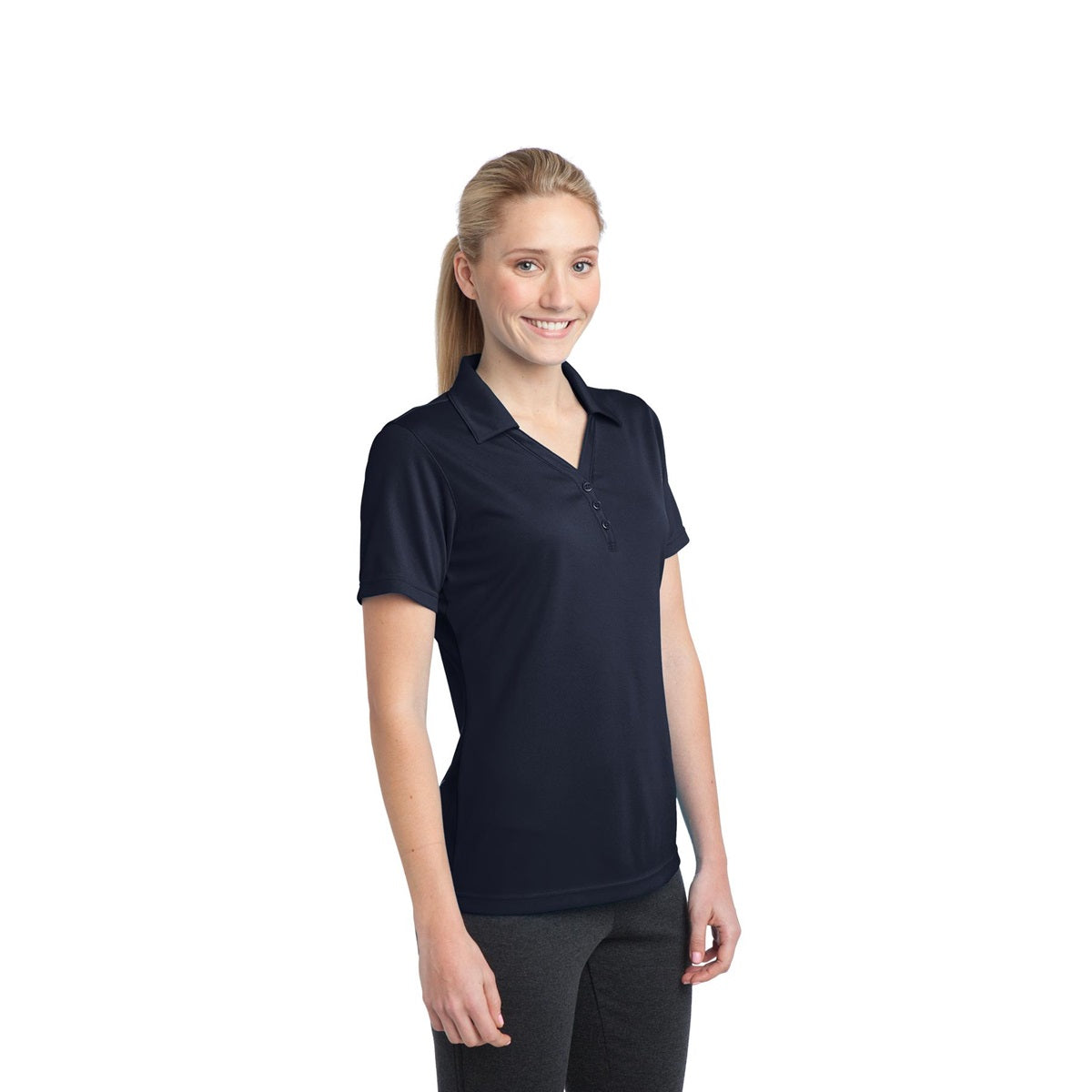 Black Polo Shirts - Sport-Tek - Moisture Control