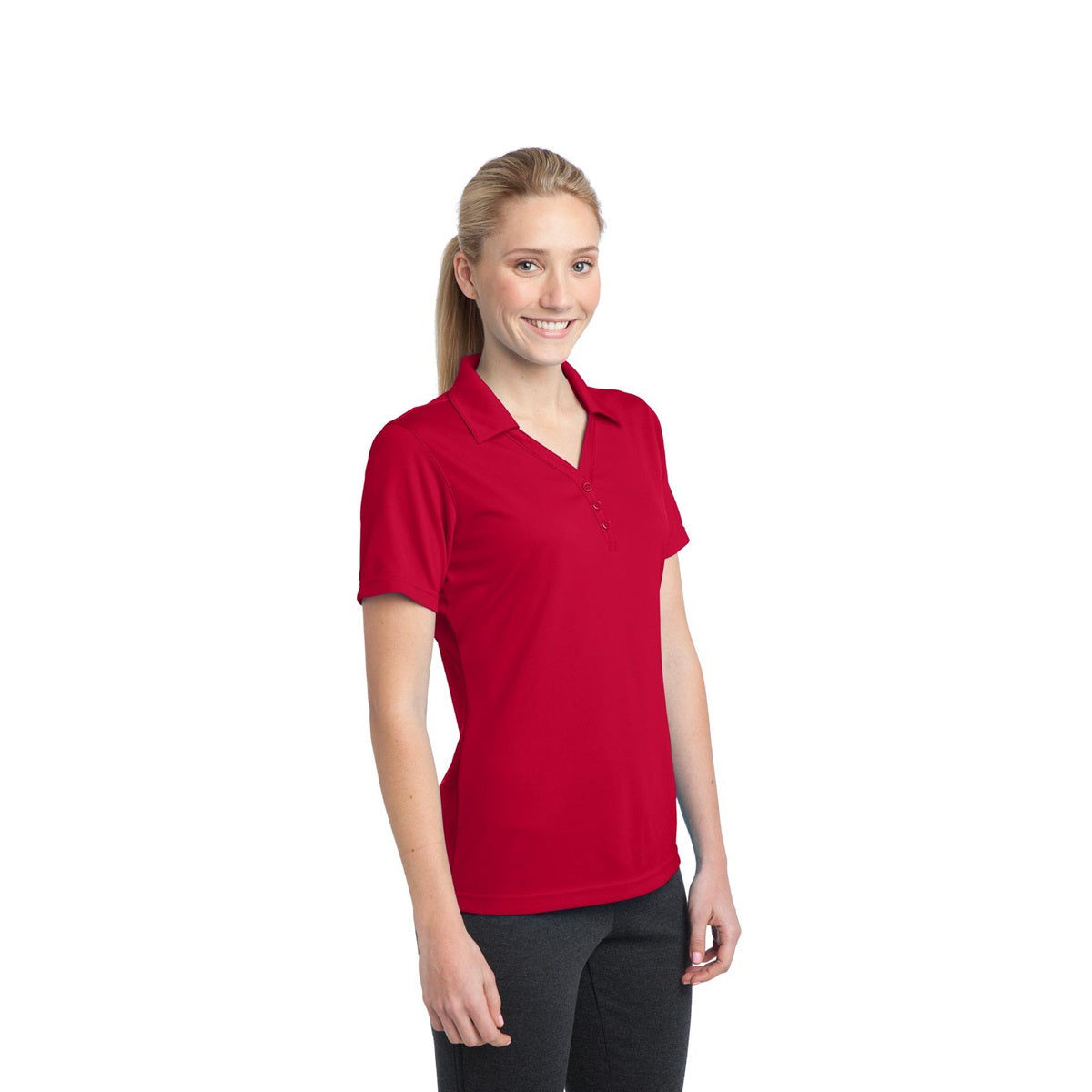 Black Polo Shirts - Sport-Tek - Moisture Control