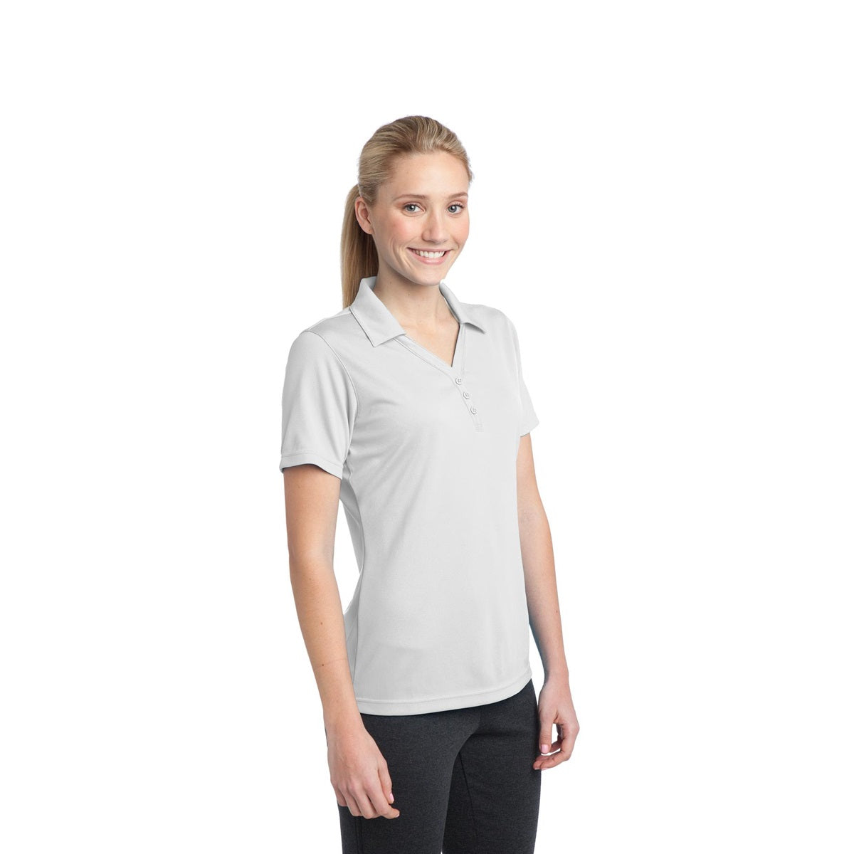 Black Polo Shirts - Sport-Tek - Moisture Control