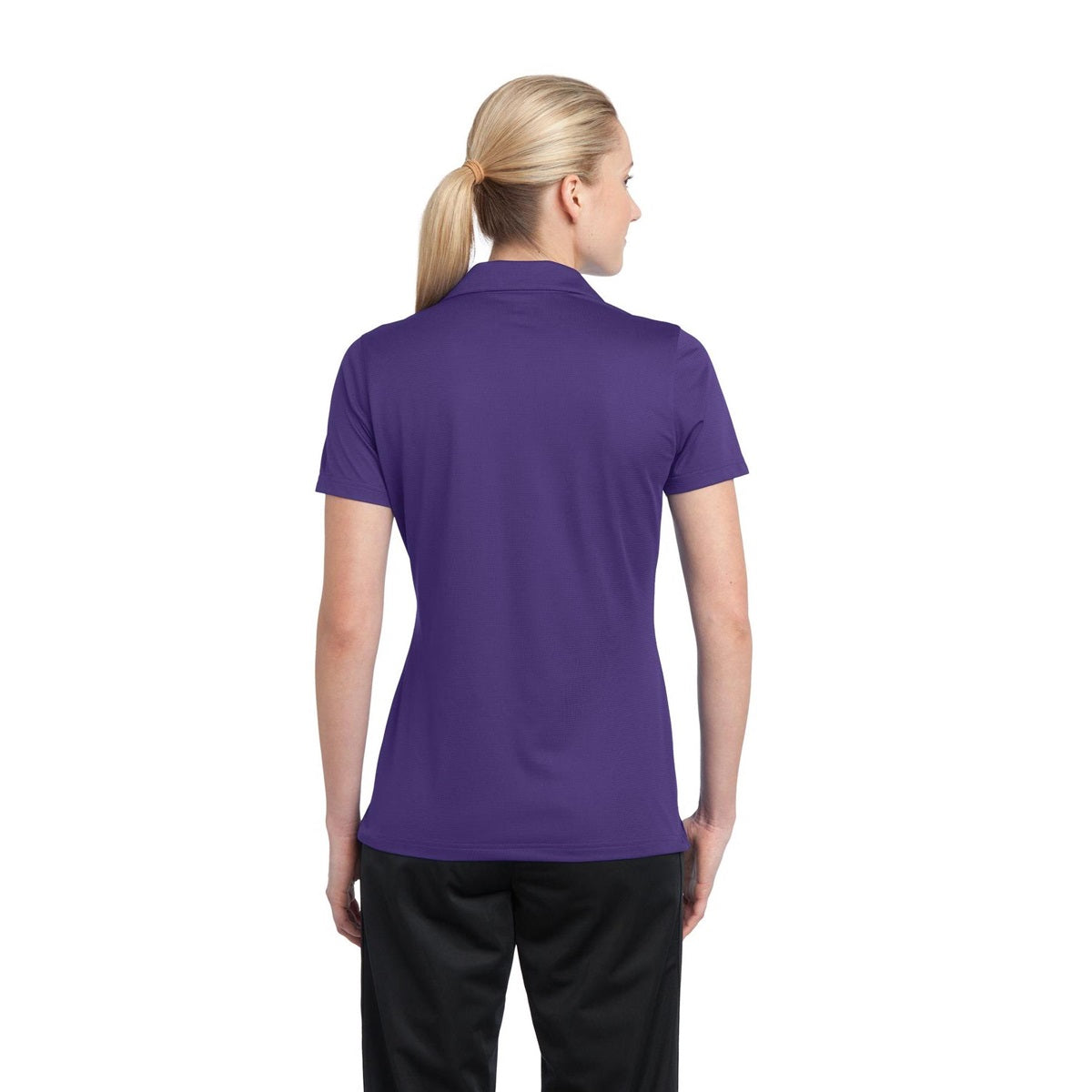 Black Polo Shirts - Sport-Tek - Textured Active Fabric