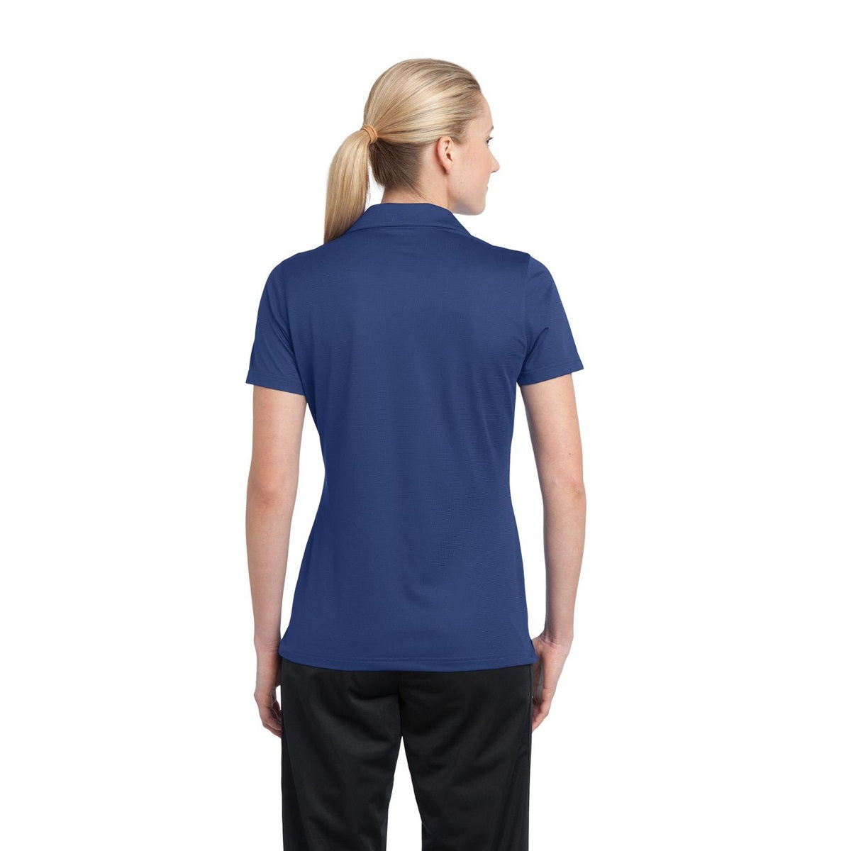 Black Polo Shirts - Sport-Tek - Textured Active Fabric