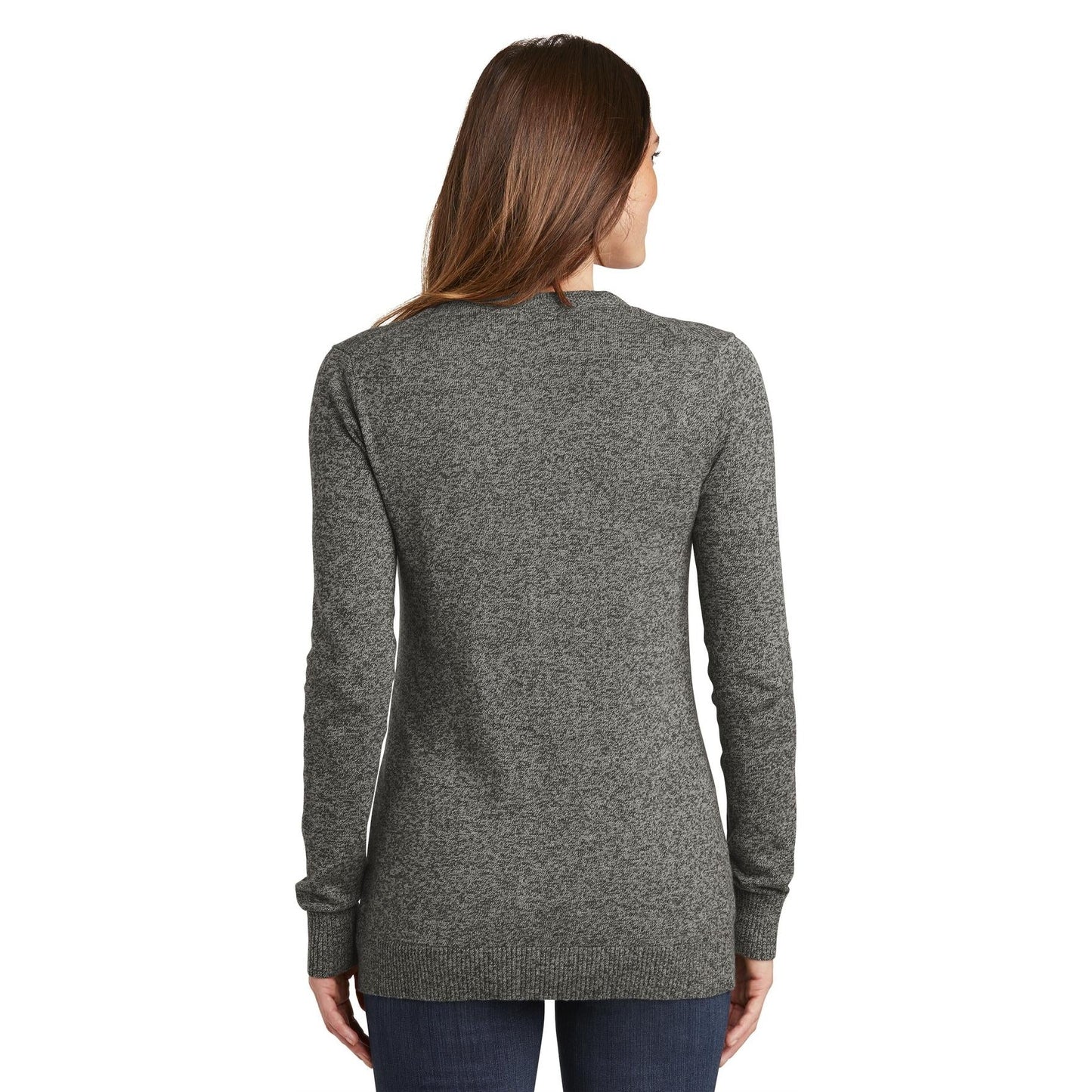 Black Marl Cardigan - Port Authority - Cozy Layering