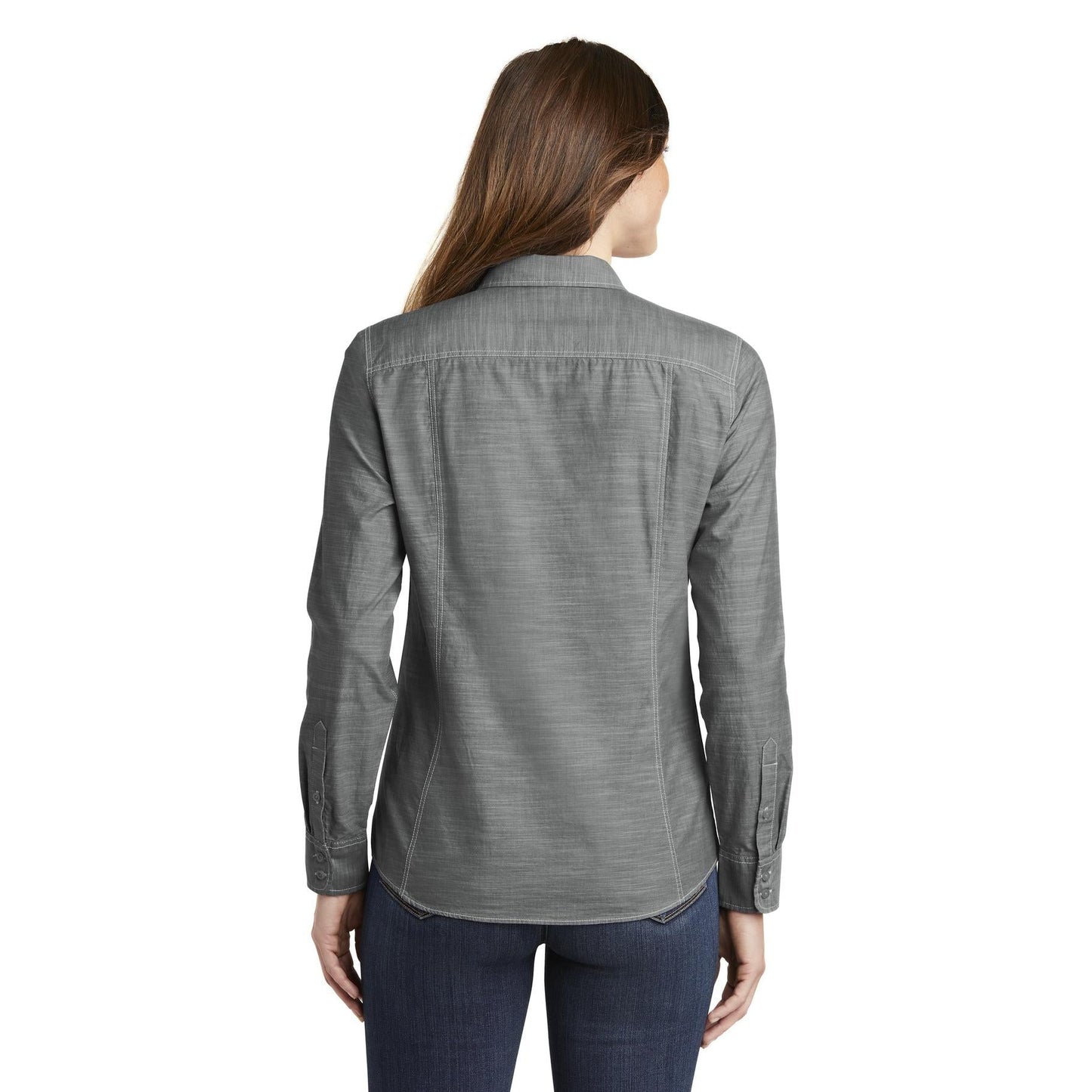 Grey Casual Shirt - Port Authority - Flattering Fit