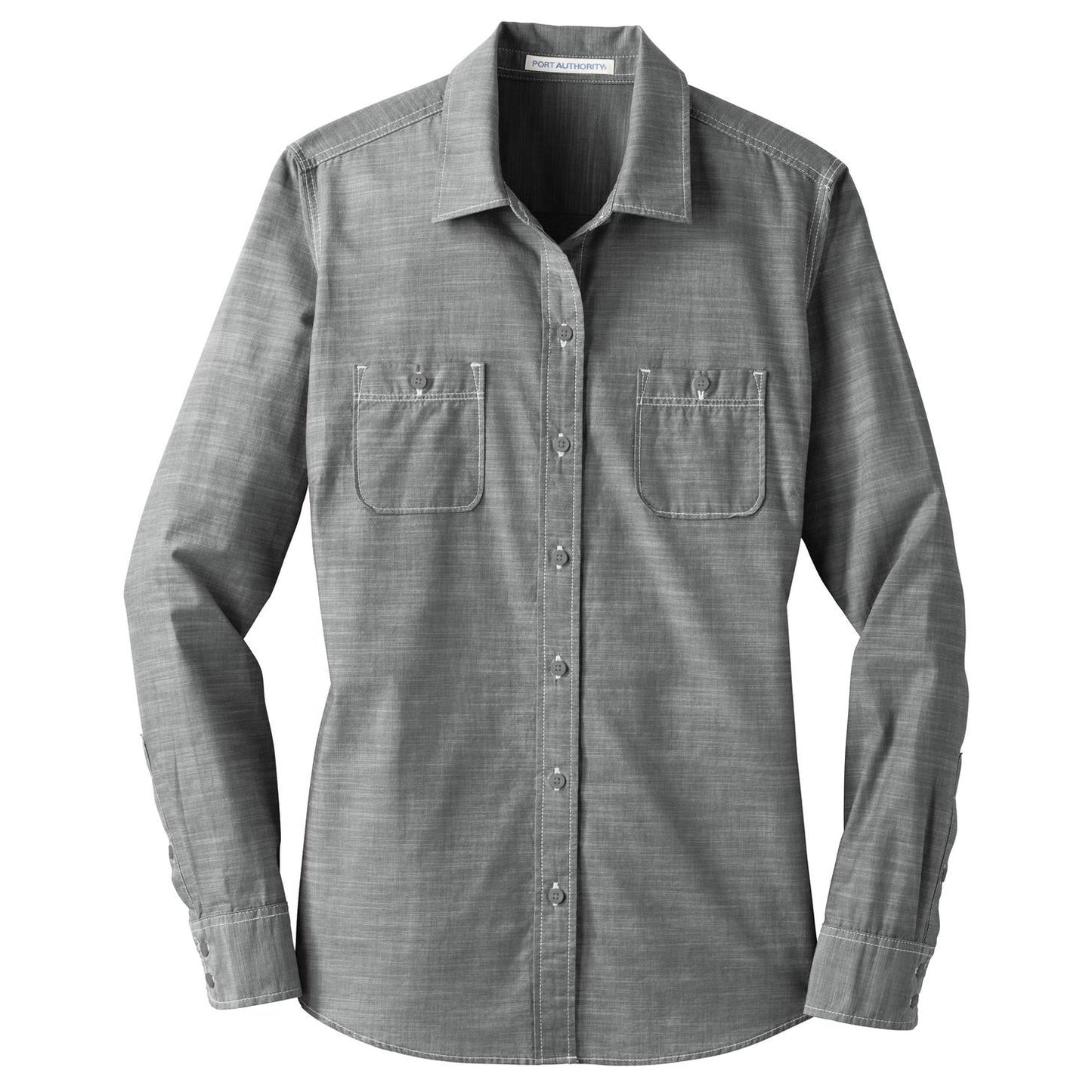Grey Casual Shirt - Port Authority - Flattering Fit