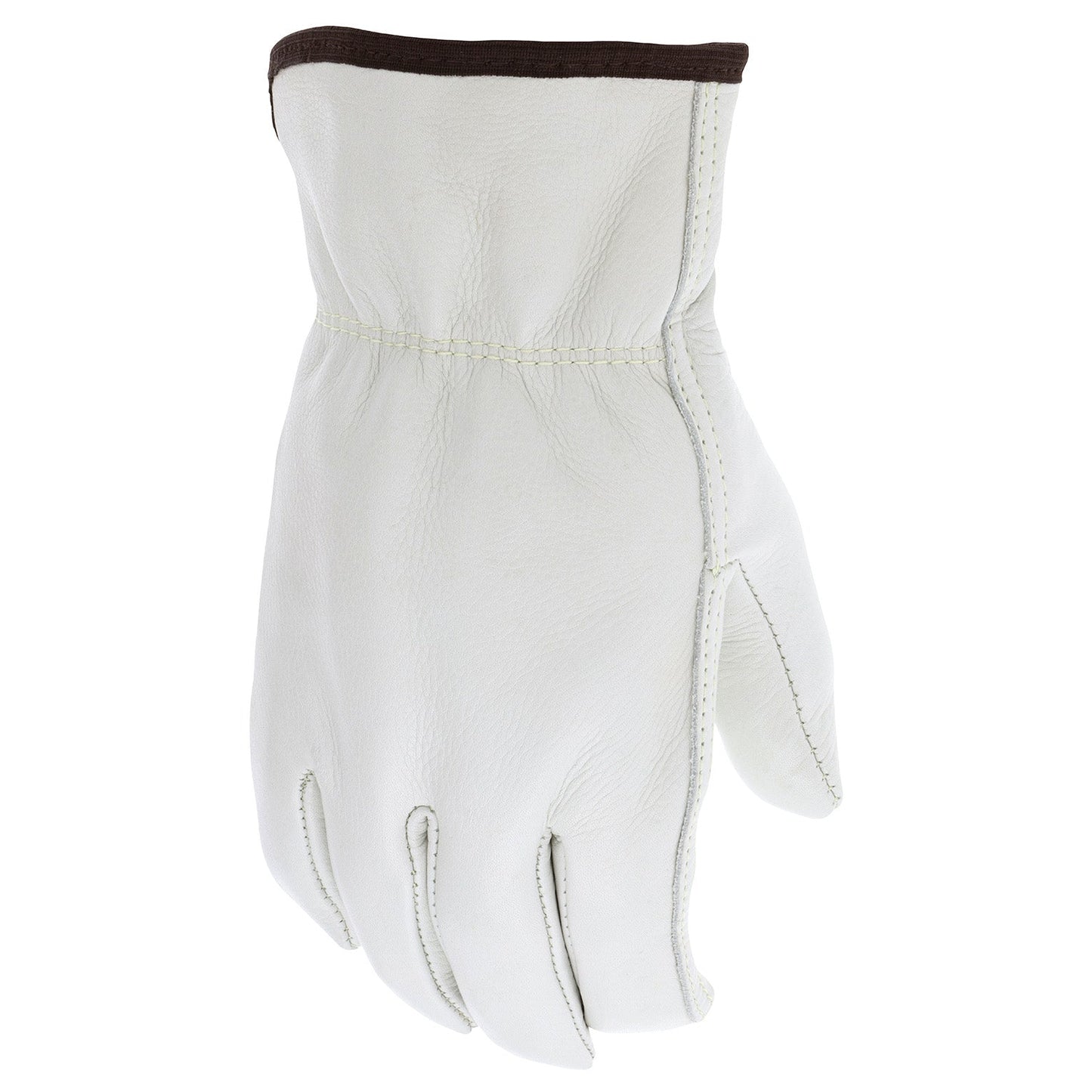Straight Thumb Leather Gloves | MCR Safety | 32013T Cv Grade Grain Cow Insulated Driver