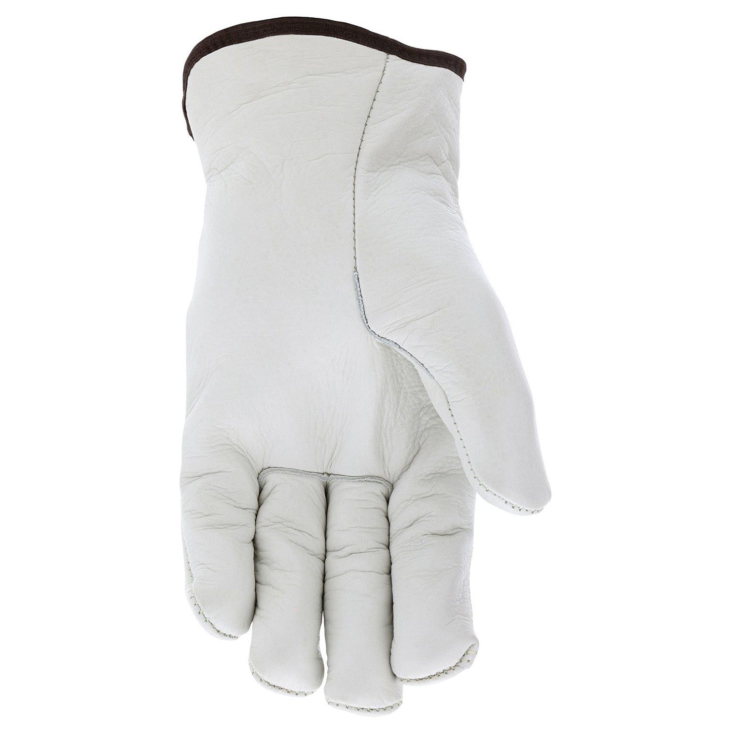 Straight Thumb Leather Gloves | MCR Safety | 32013T Cv Grade Grain Cow Insulated Driver
