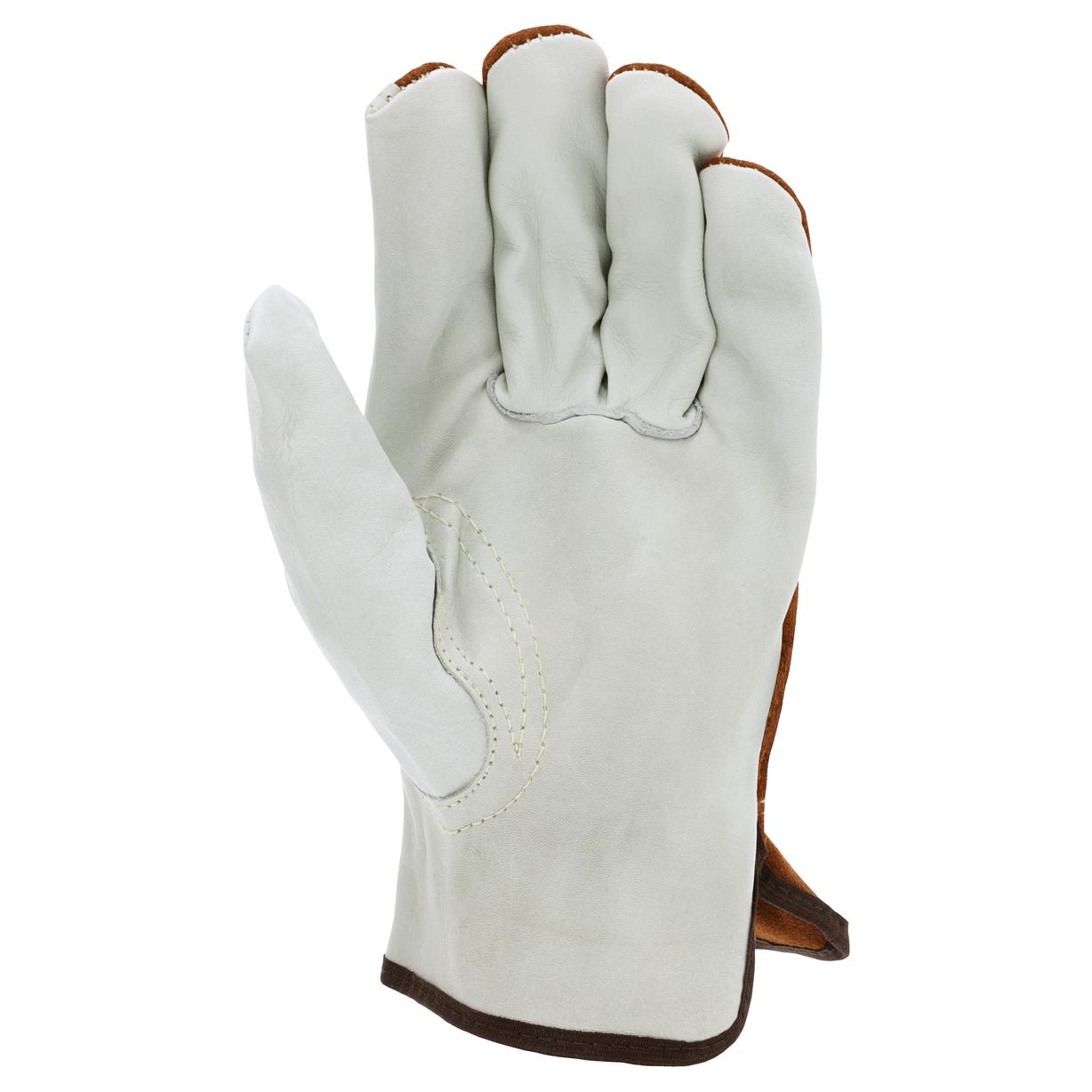 Natural Leather Gloves - MCR Safety - Durable Protection