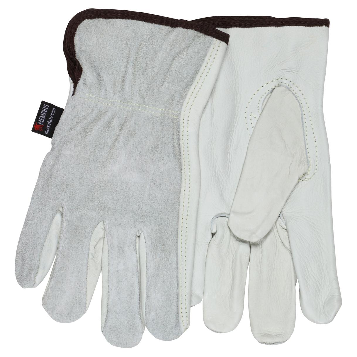 Split Leather Back Gloves - MCR Safety - Durable Design