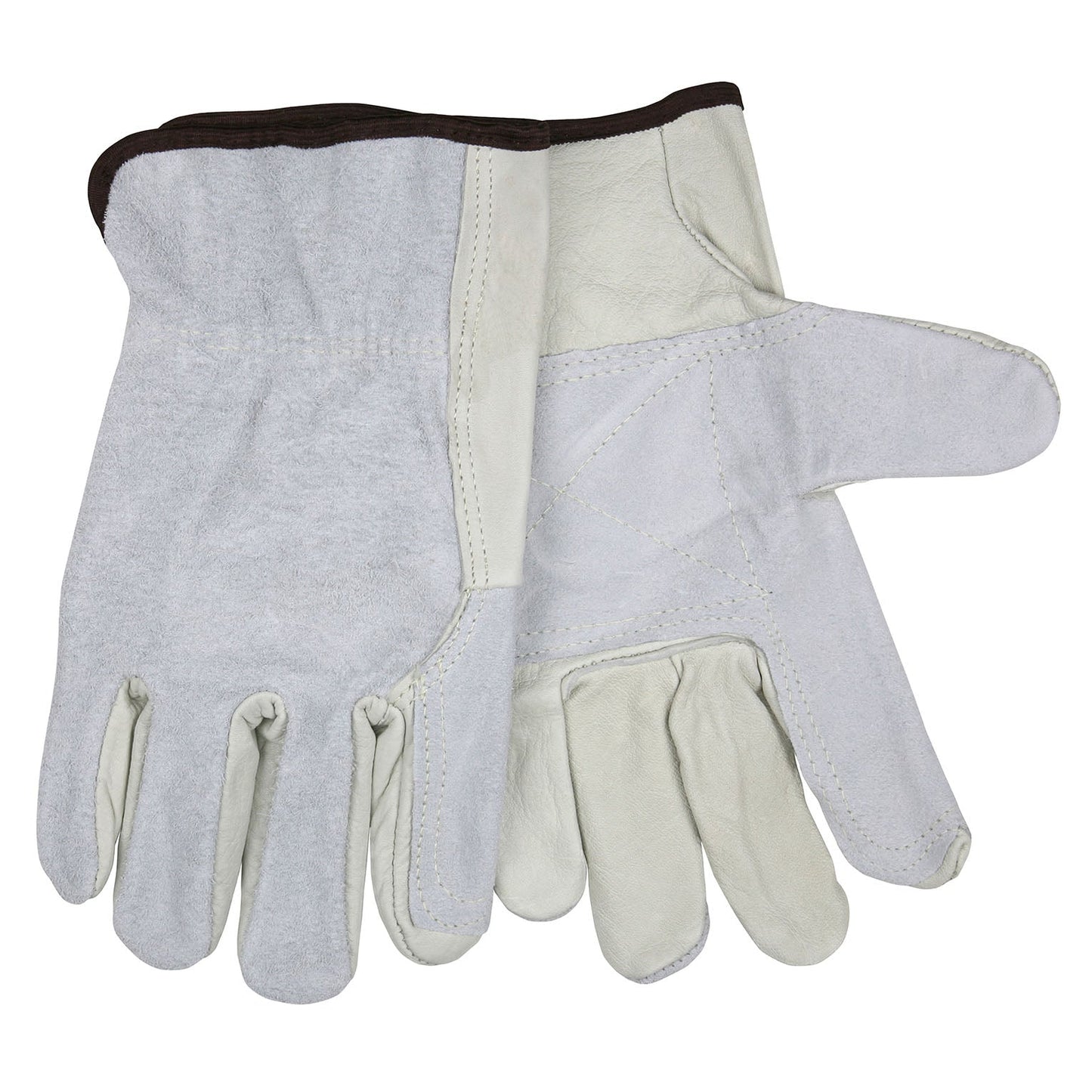 Double Palm Leather Gloves - MCR Safety - Durable Quality