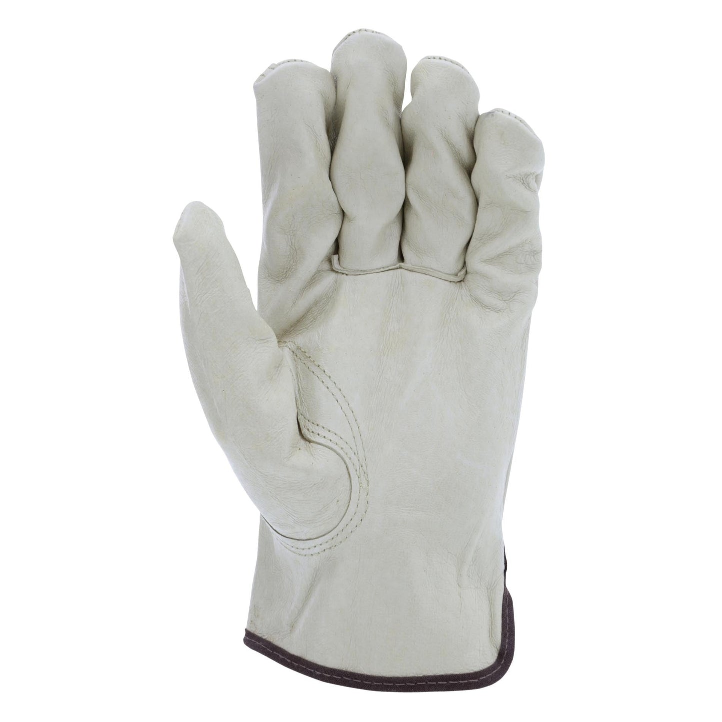 Natural Leather Gloves - MCR Safety - Durable Pigskin