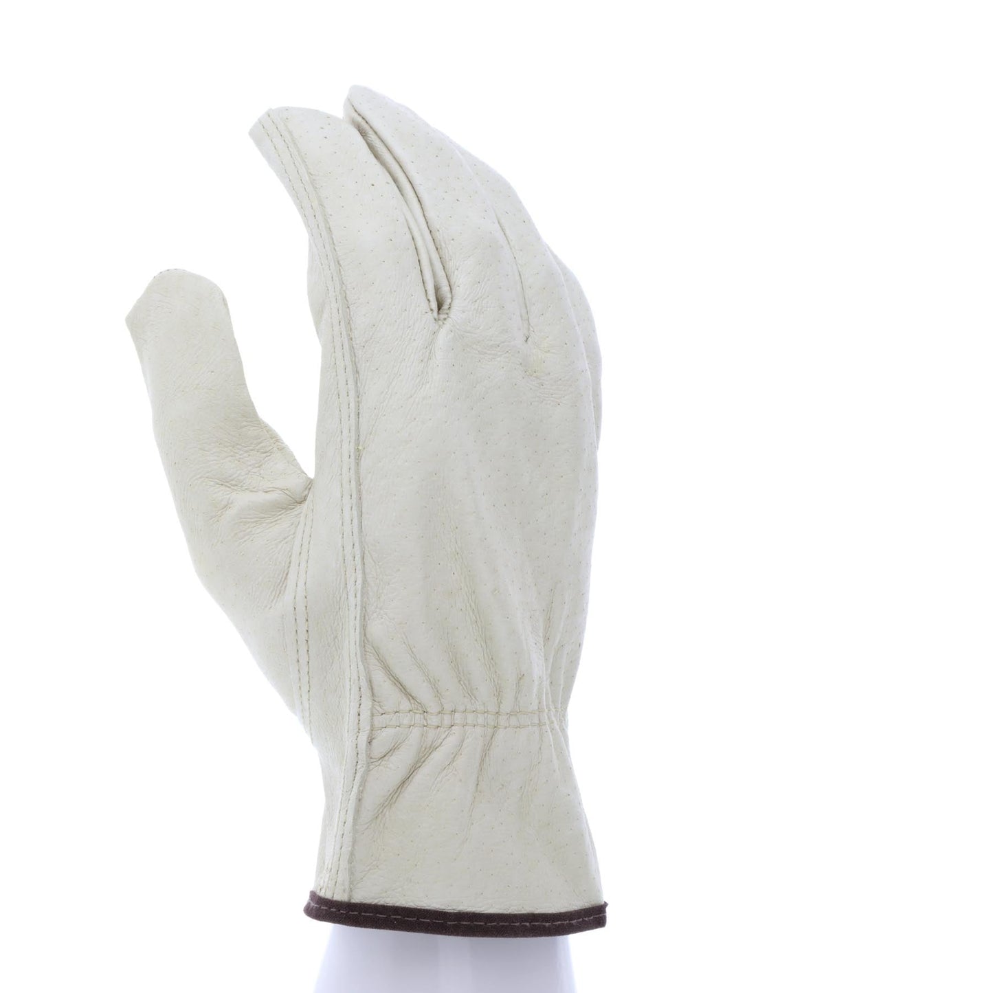 Natural Leather Gloves - MCR Safety - Durable Pigskin