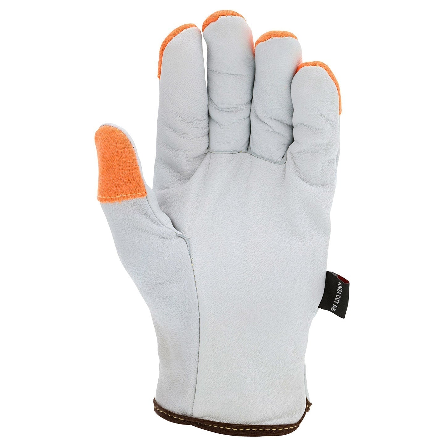 "Watch Your Hands" Leather Gloves - MCR Safety - Premium Quality