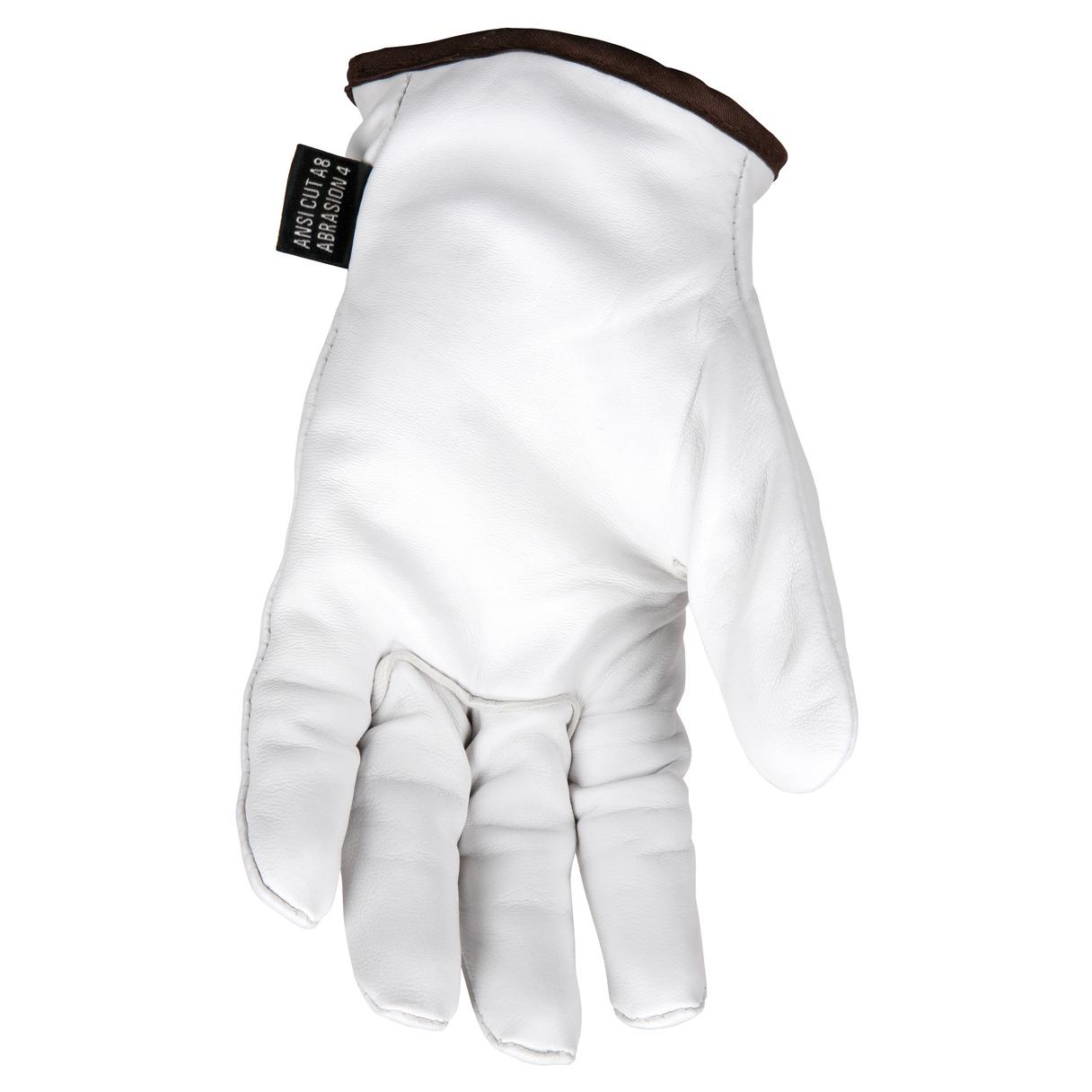 HPPE/Steel/Synthetic Lined Leather Gloves - MCR Safety - Durable