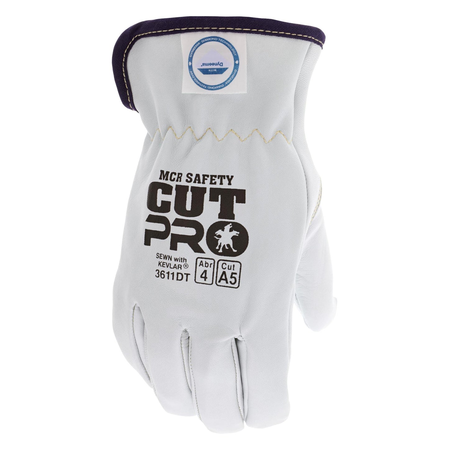 DSM Diamond Tech Lined Leather Gloves - MCR Safety - Durable