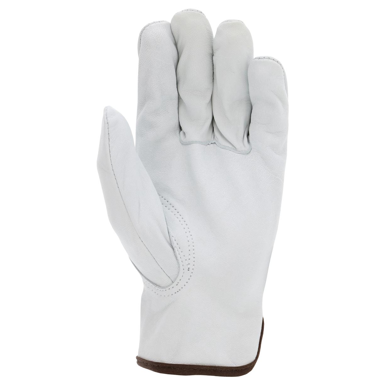White Leather Gloves - MCR Safety - Soft Goatskin