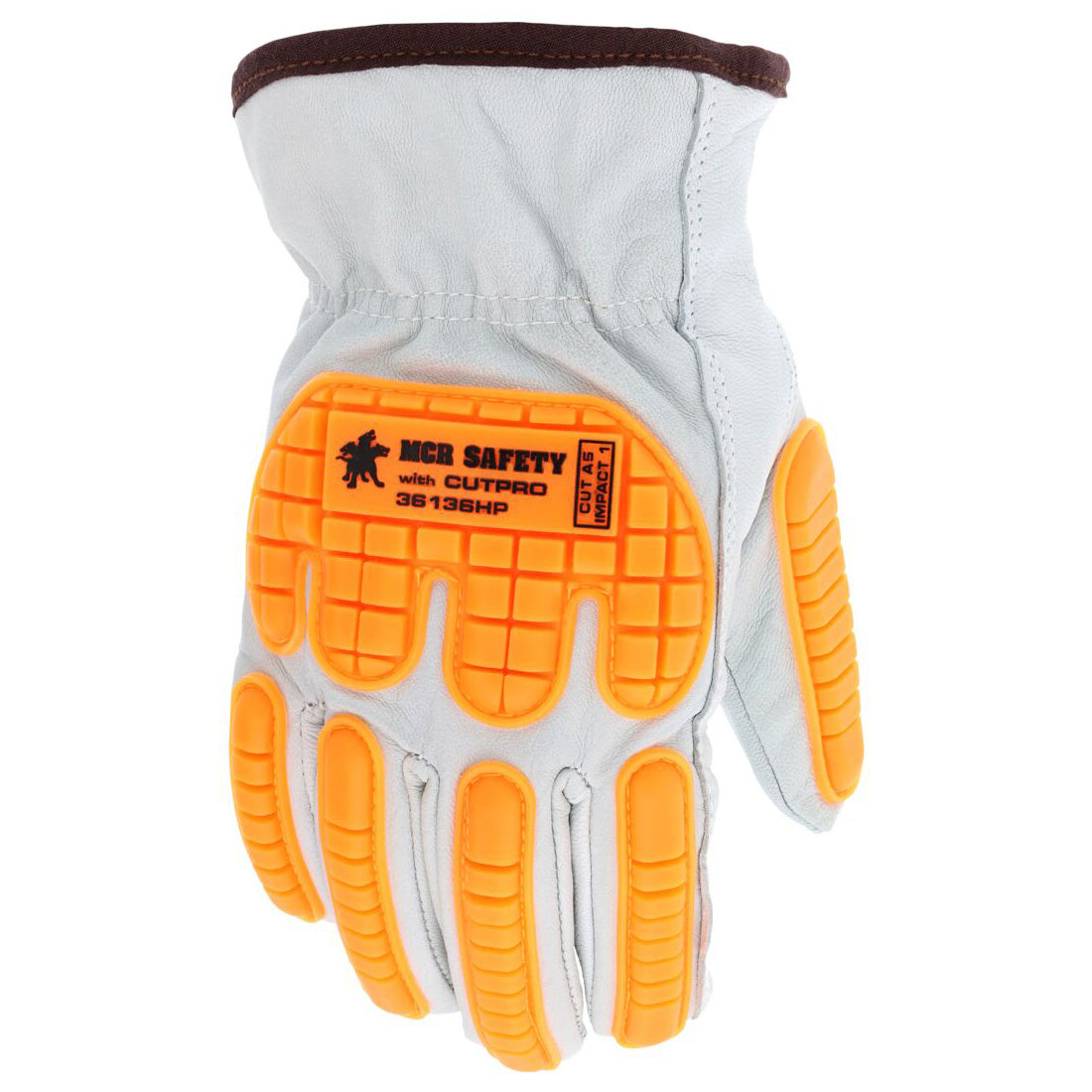 Hypermax Lined Leather Gloves - MCR Safety - Soft Goatskin