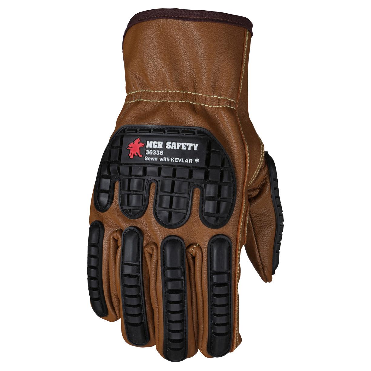 Oil Block Technology Leather Gloves - MCR Safety - Durable Design