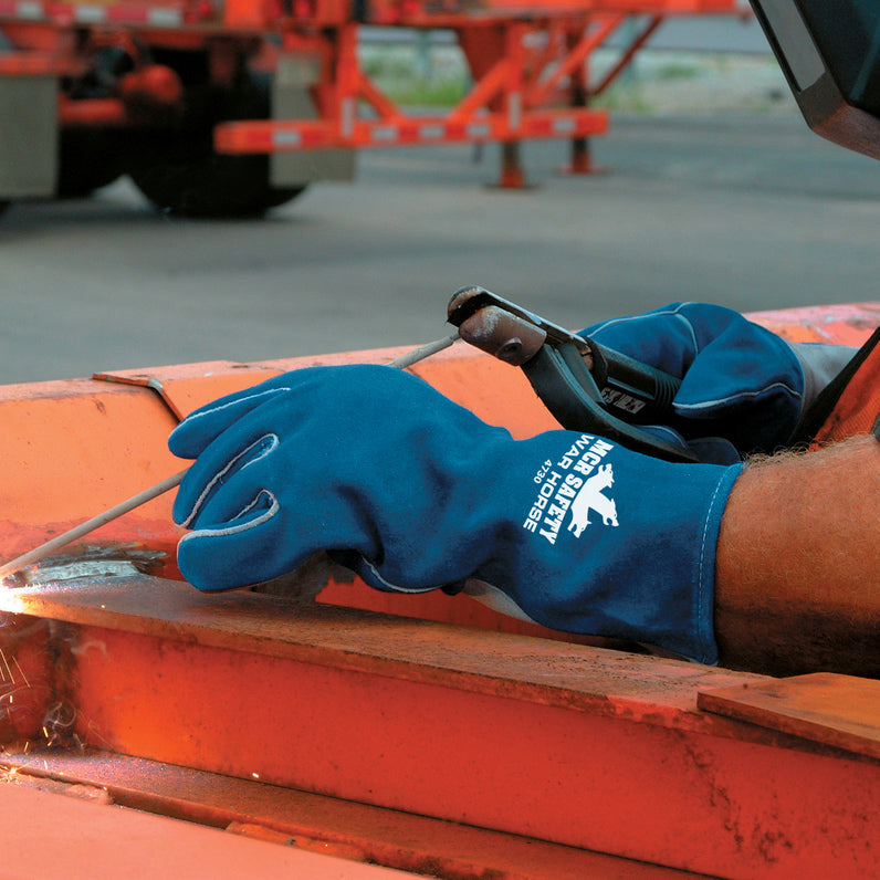 Foam Lining Leather Gloves - MCR Safety - Durable Design
