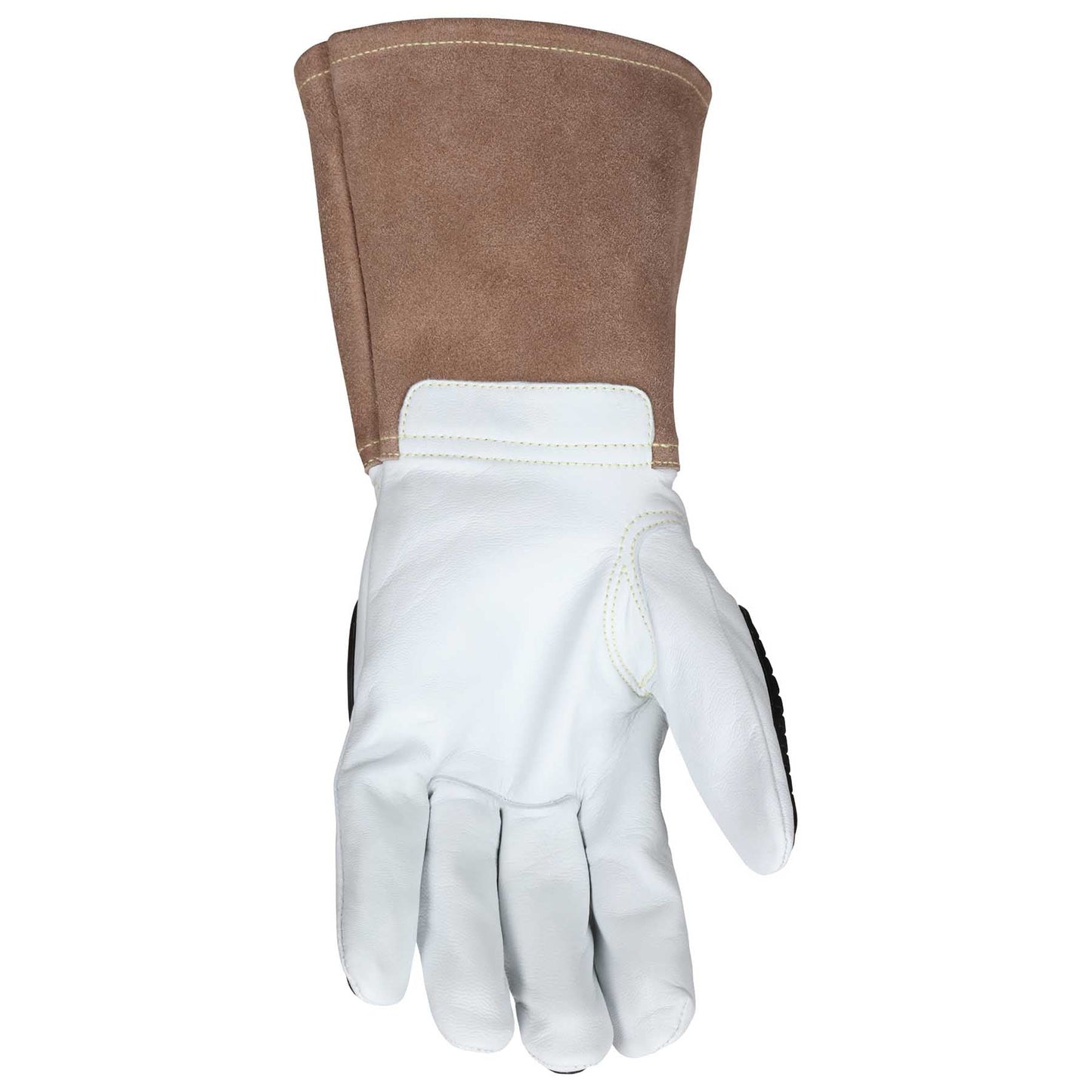 TPR Back Leather Gloves - MCR Safety - Premium Goatskin