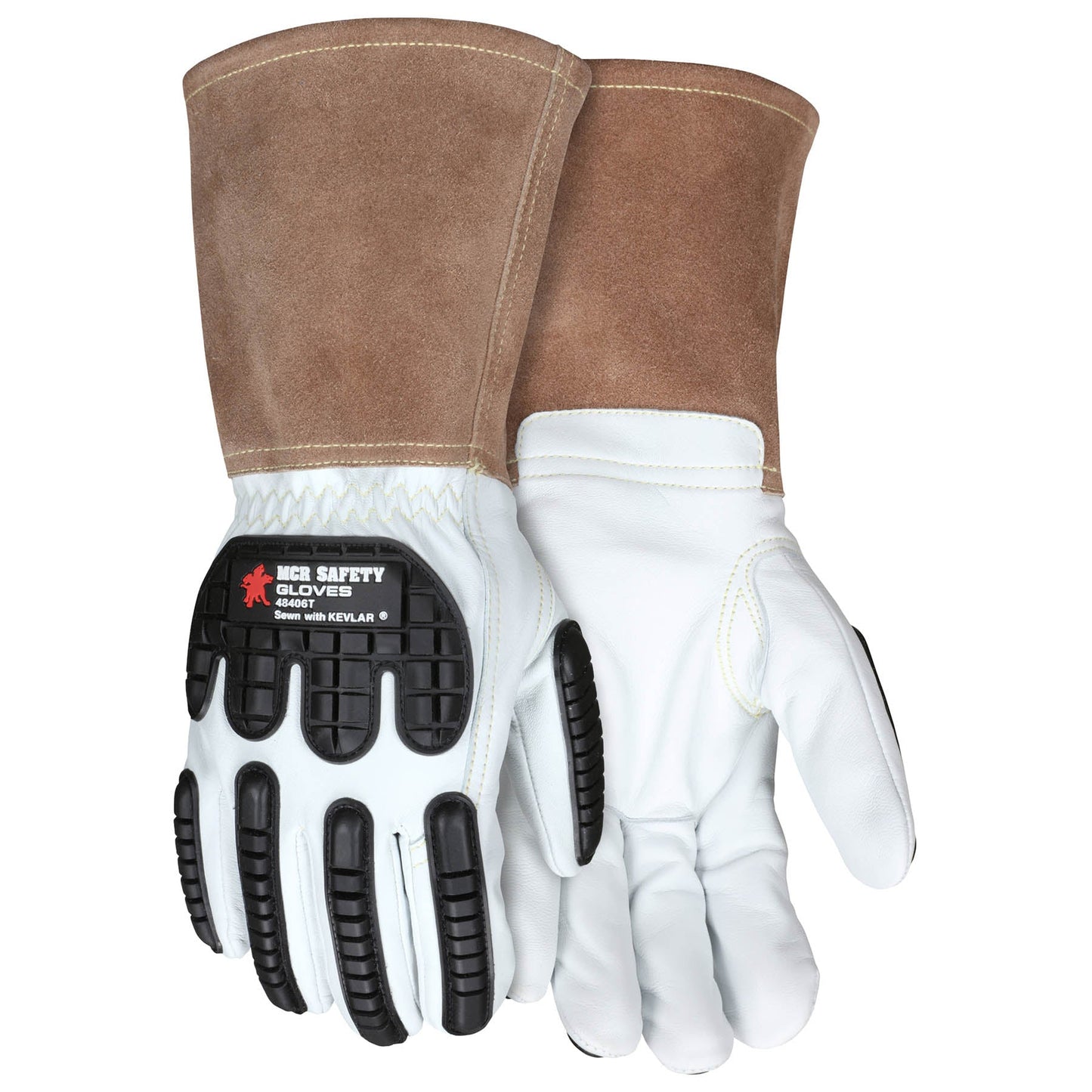 TPR Back Leather Gloves - MCR Safety - Insulated Comfort