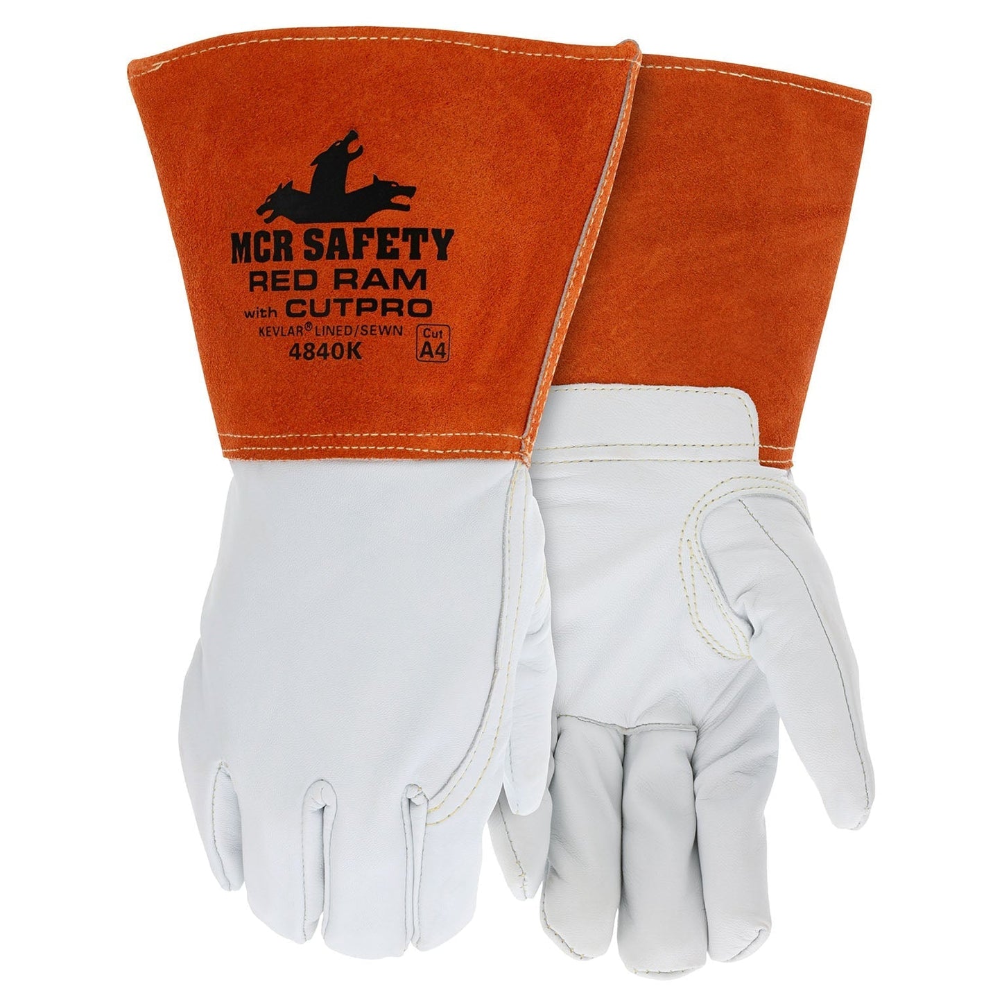 Kevlar Lined Leather Gloves - MCR Safety - Durable Comfort