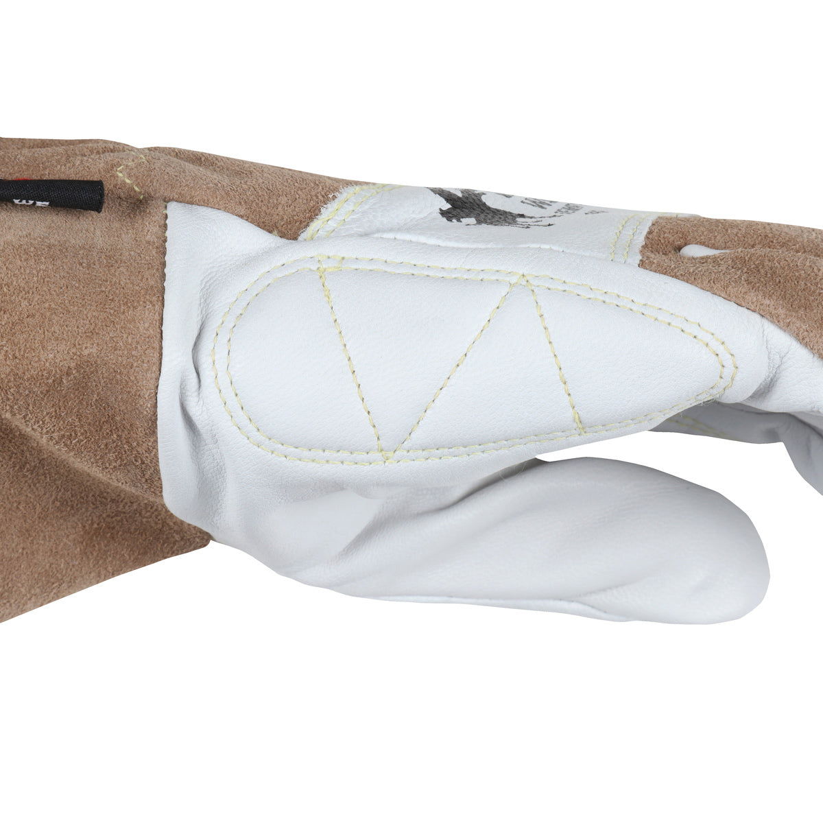 White Leather Gloves - MCR Safety - Top Grain Goatskin
