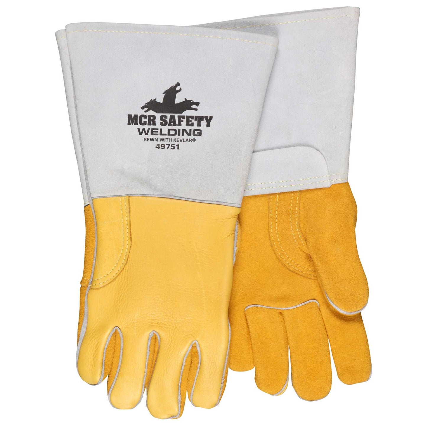 Cotton Lined Leather Gloves - MCR Safety - Premium Quality