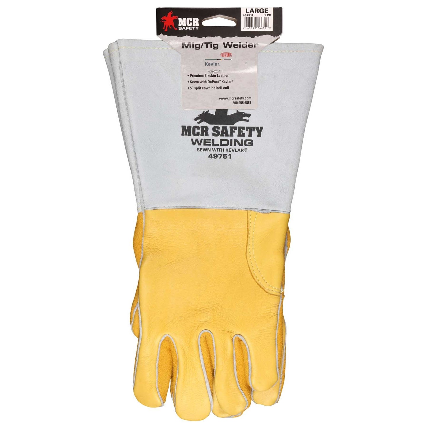 Cotton Lined Leather Gloves - MCR Safety - Premium Quality