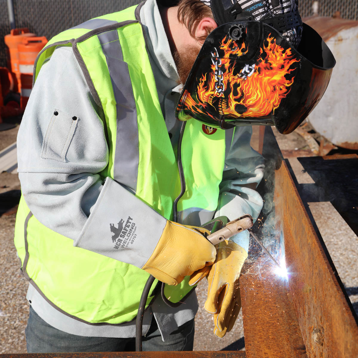 Cotton Lined Leather Gloves - MCR Safety - Premium Quality