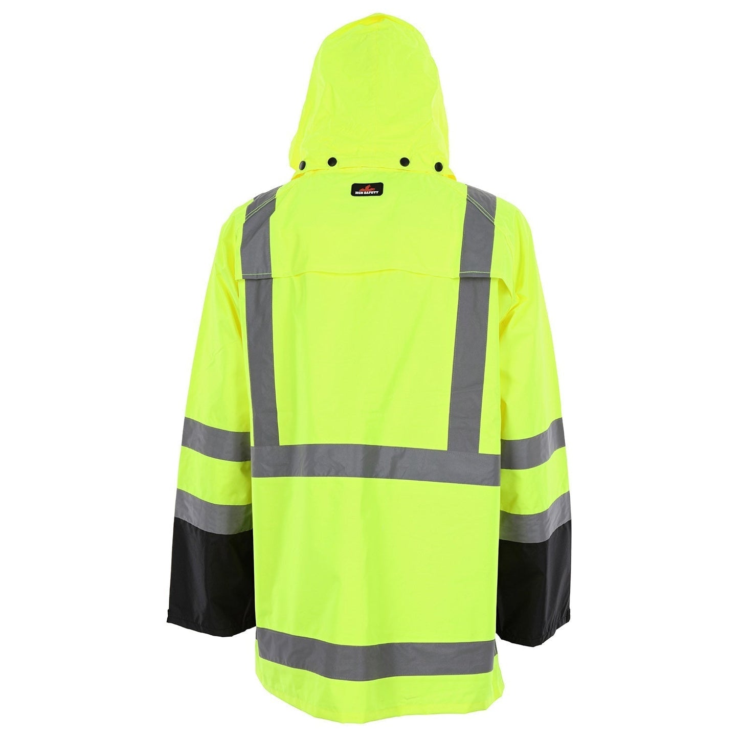 Yellow/Lime Rain Jackets | MCR Safety | 508Sj Type R Class 3 Luminator Breathable Polyester/Pu Safety