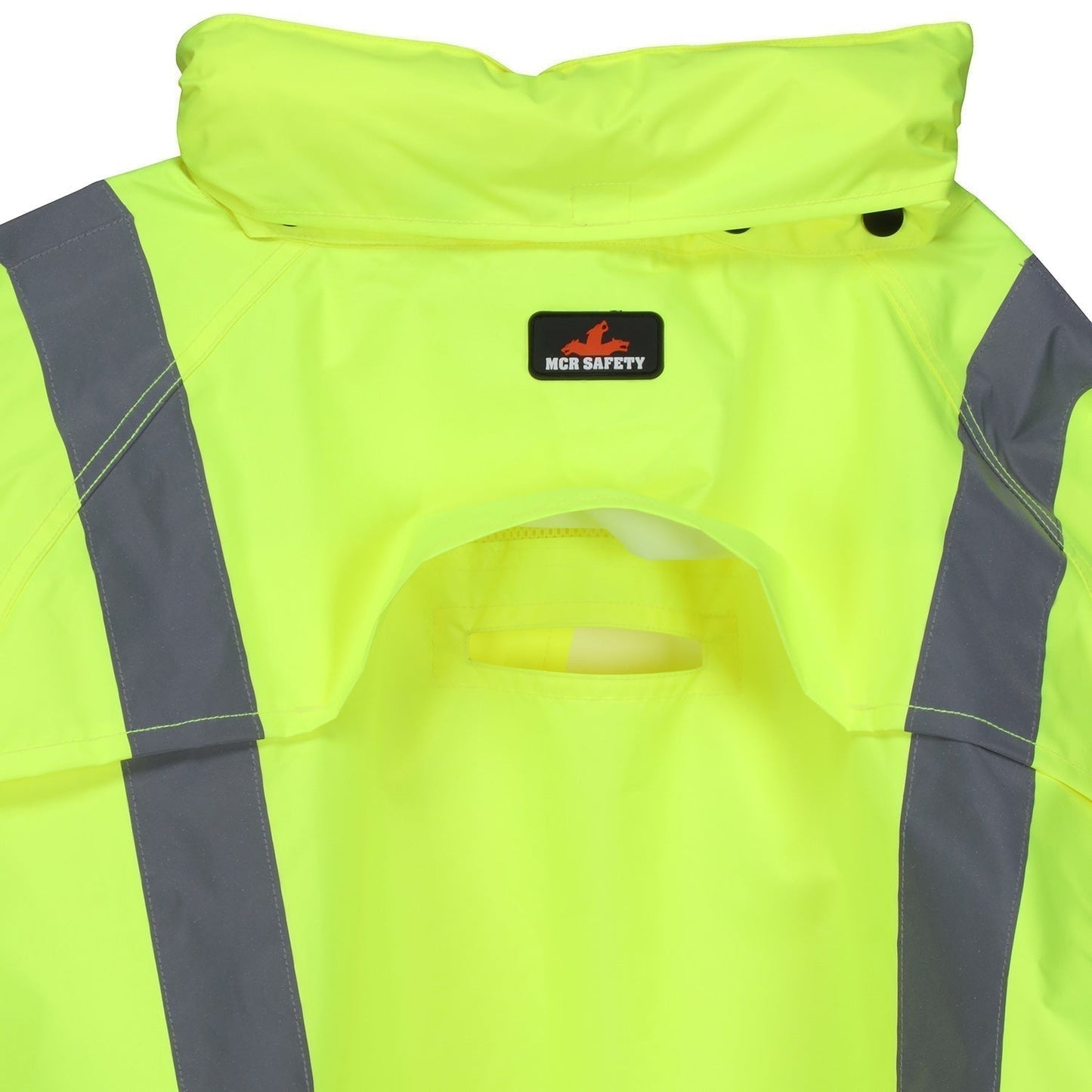 Yellow/Lime Rain Jackets | MCR Safety | 508Sj Type R Class 3 Luminator Breathable Polyester/Pu Safety