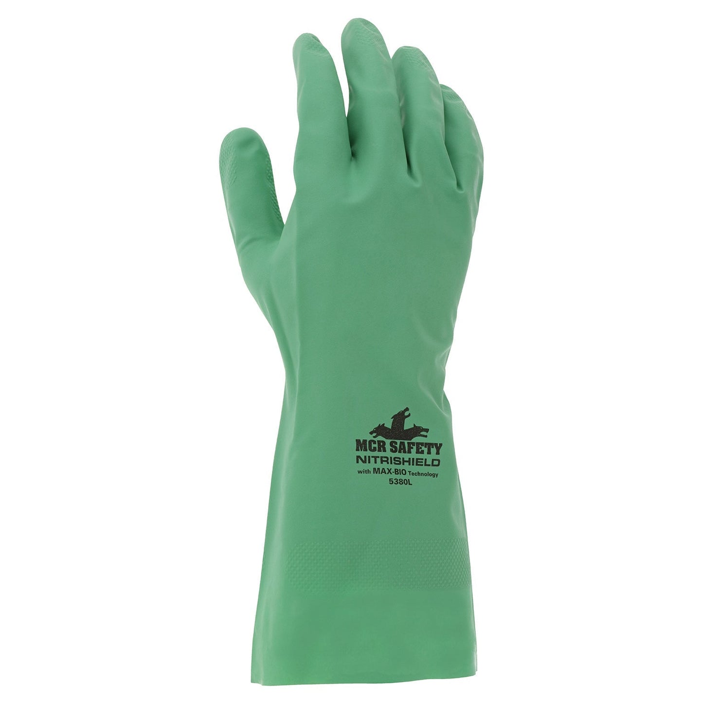 Green Disposable Gloves - MCR Safety - Biodegradable Nitrile