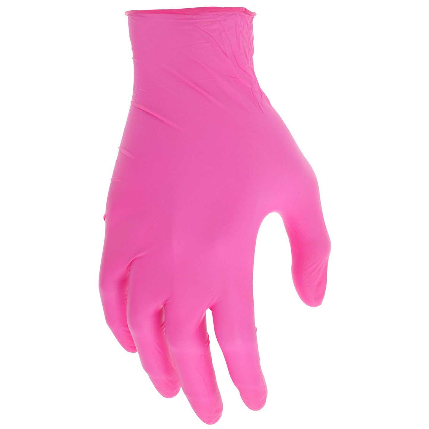 Pink Disposable Gloves | MCR Safety | 60035P Nitrishield Nitrile