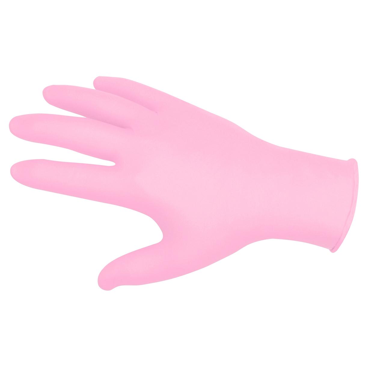 Pink Disposable Gloves - MCR Safety - Nitrile Protection