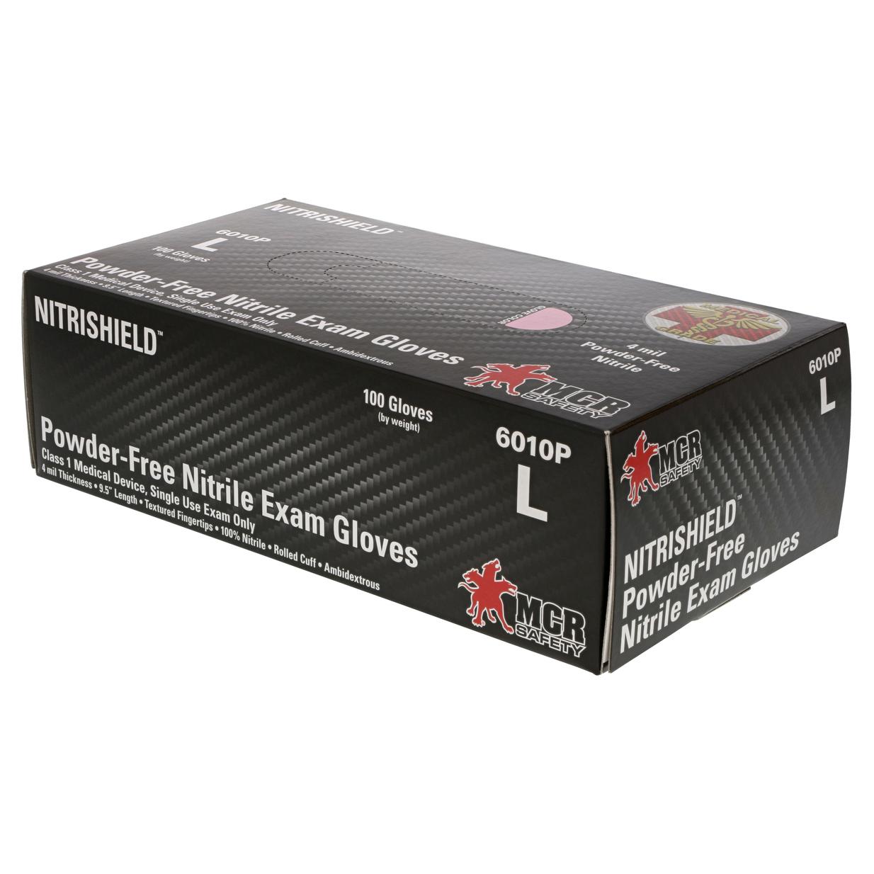 Pink Disposable Gloves - MCR Safety - Nitrile Protection