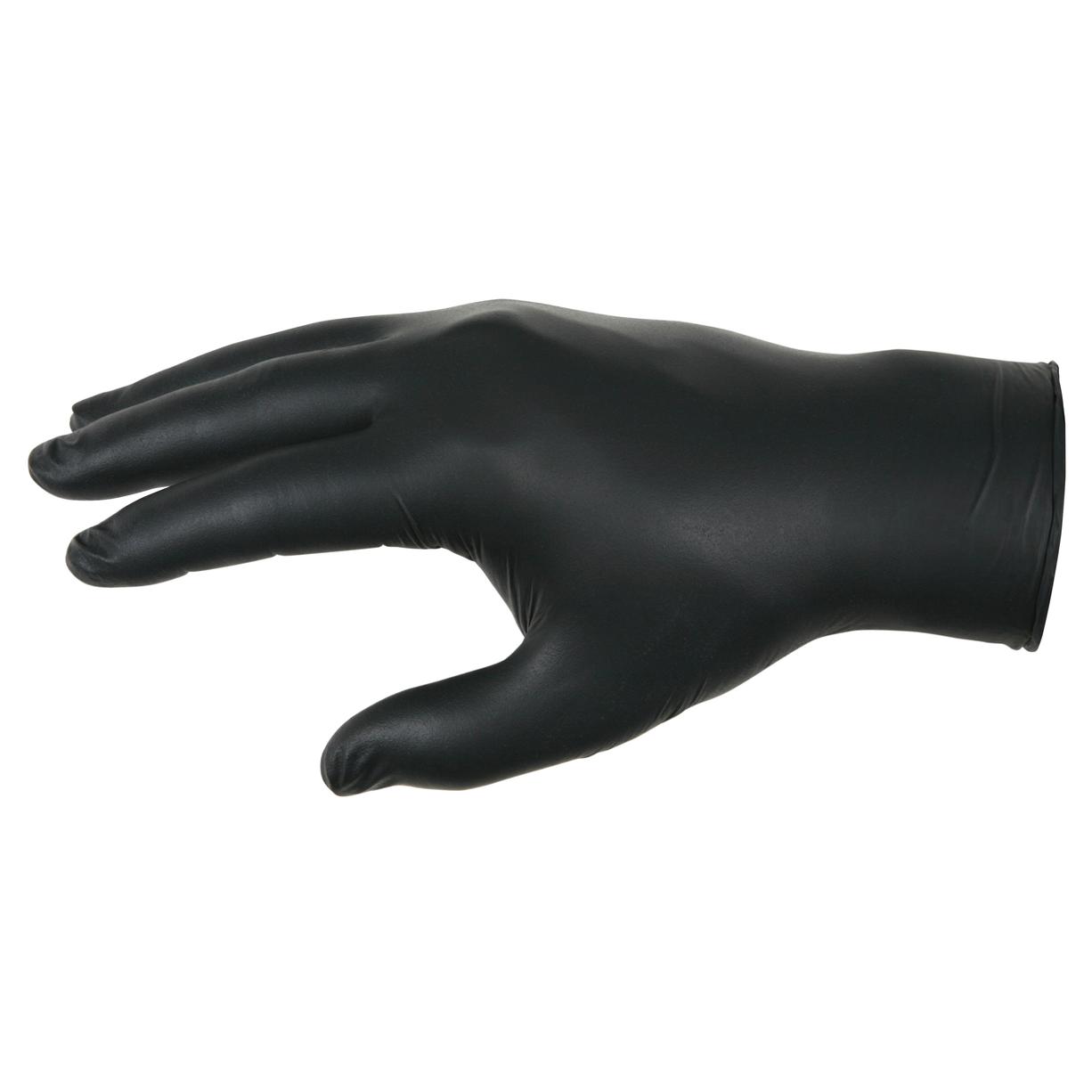 Black Disposable Gloves - MCR Safety - Nitrile Strength