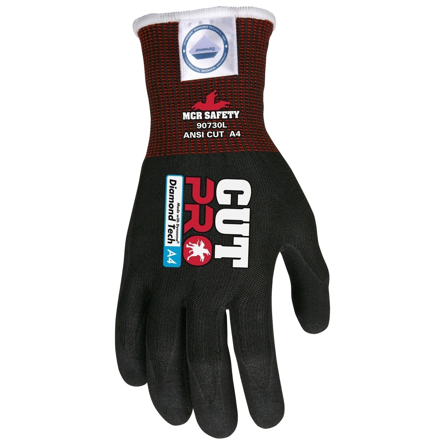 Black String Knit Gloves - MCR Safety - Comfortable Protection