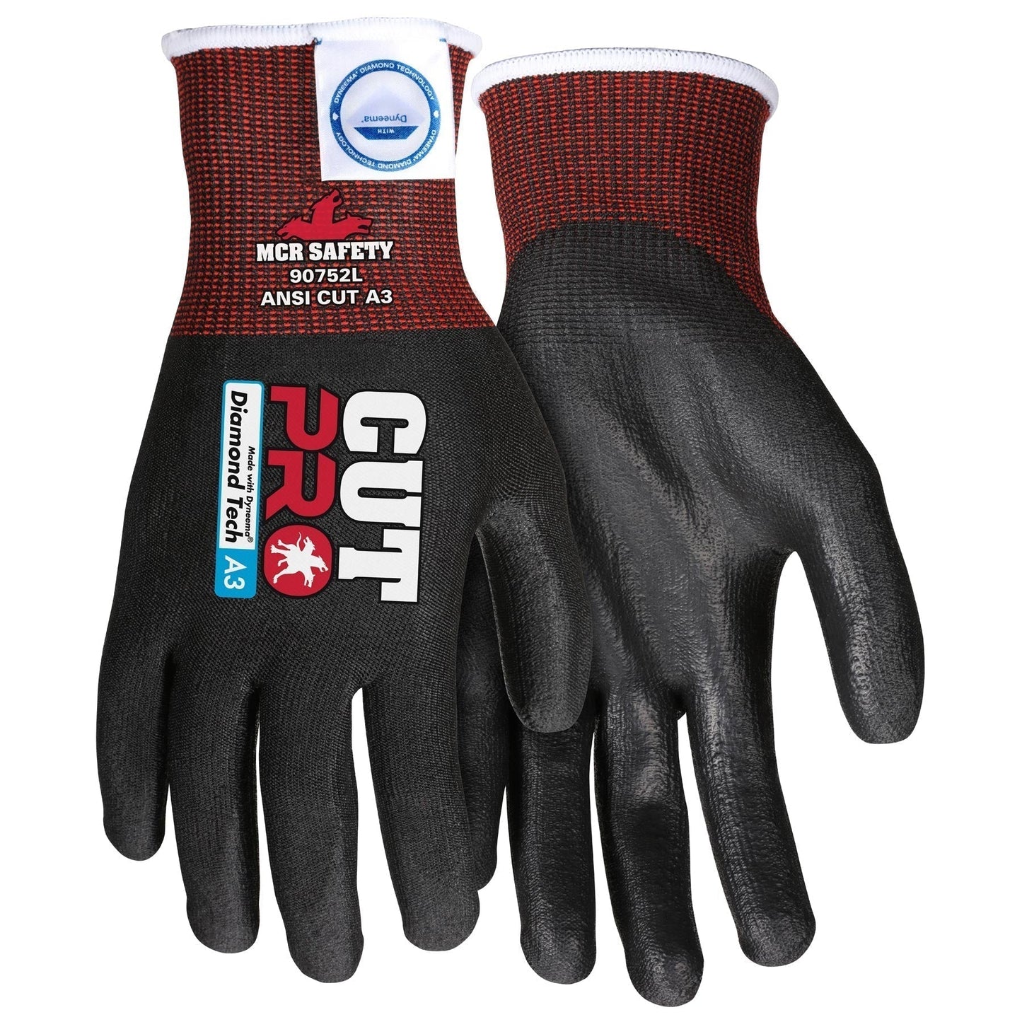 PU Coating String Knit Gloves - MCR Safety - Cut Resistant