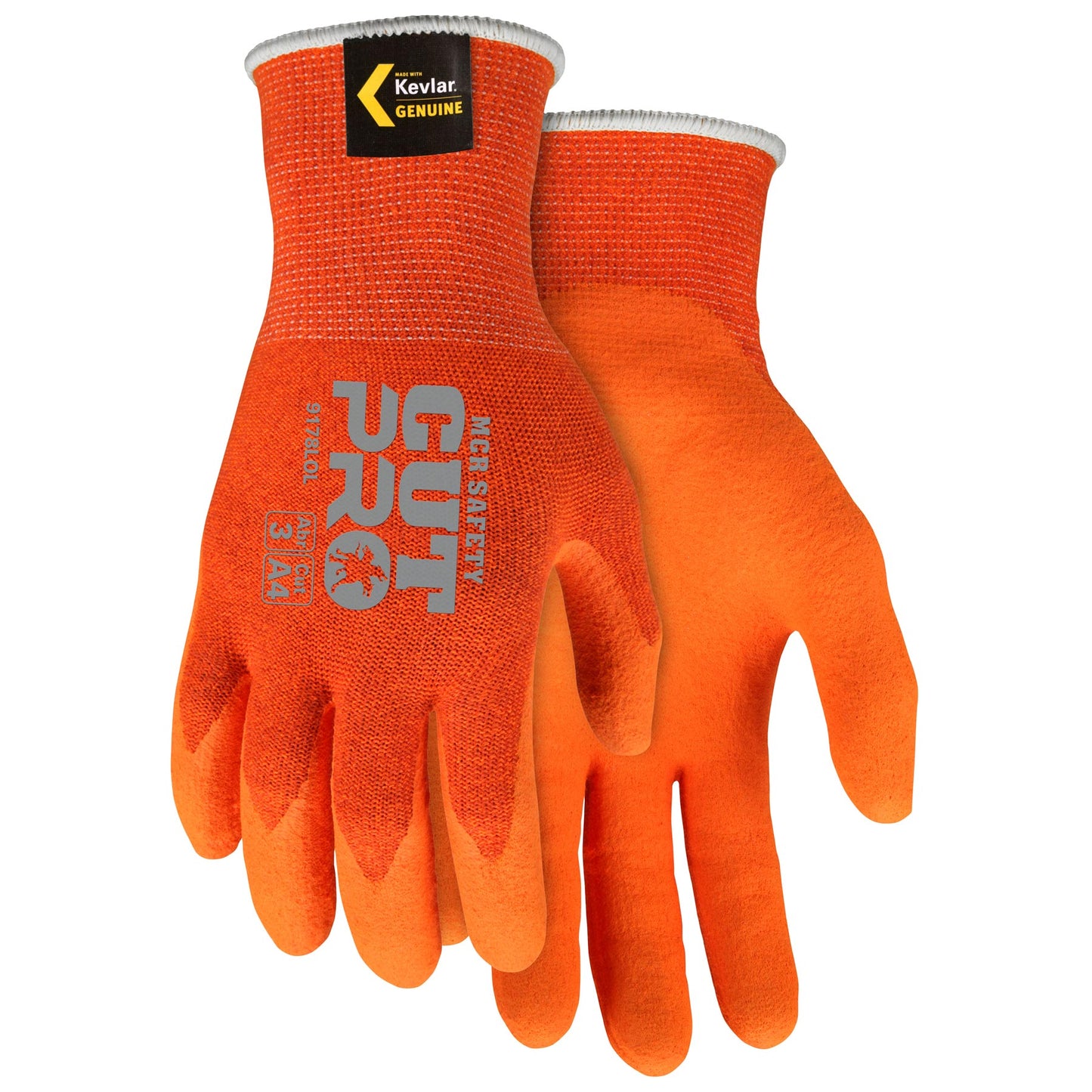 Foam Latex Palm Gloves - MCR Safety - Cut Resistant