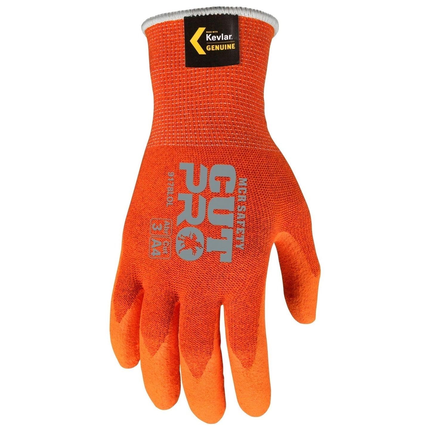 Foam Latex Palm Gloves - MCR Safety - Cut Resistant