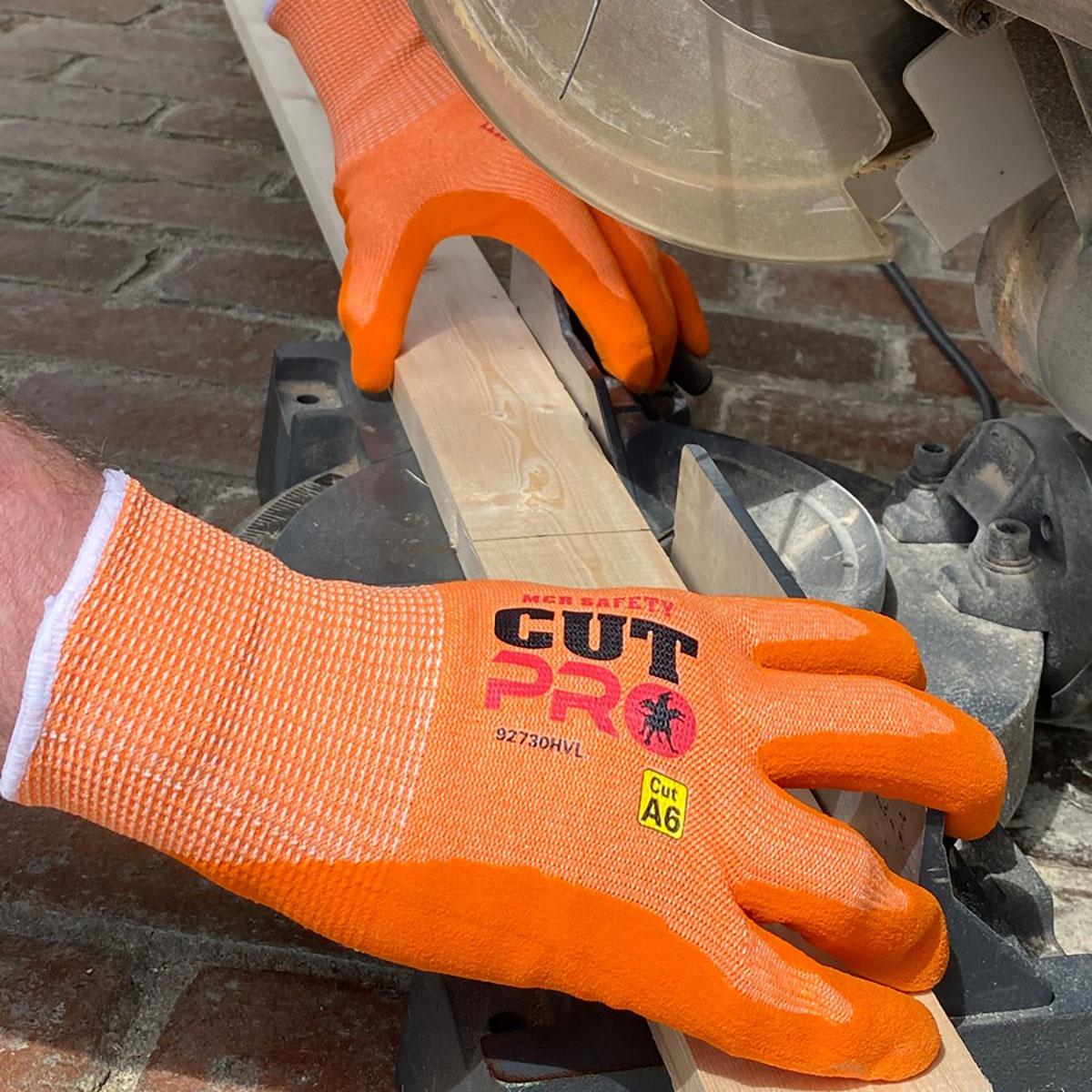 13 Gauge HyperMax Gloves - MCR Safety - Sandy Nitrile