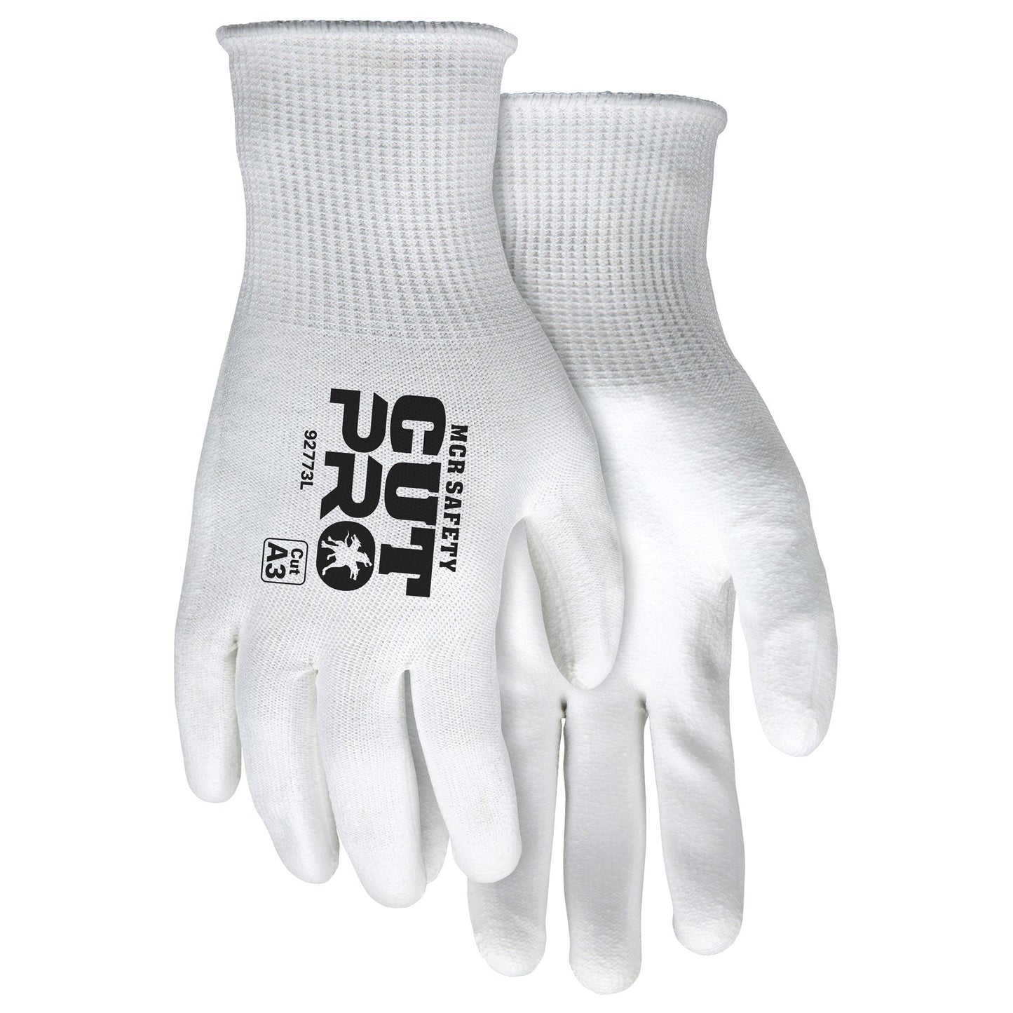 PU Palm & Fingers Knit Gloves - MCR Safety - Durable Design
