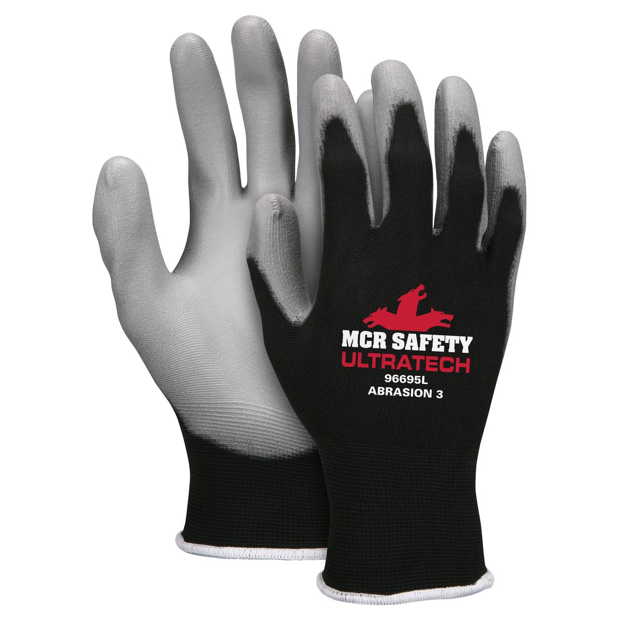 15 Gauge Nylon Shell Gloves - MCR Safety - Coated Comfort