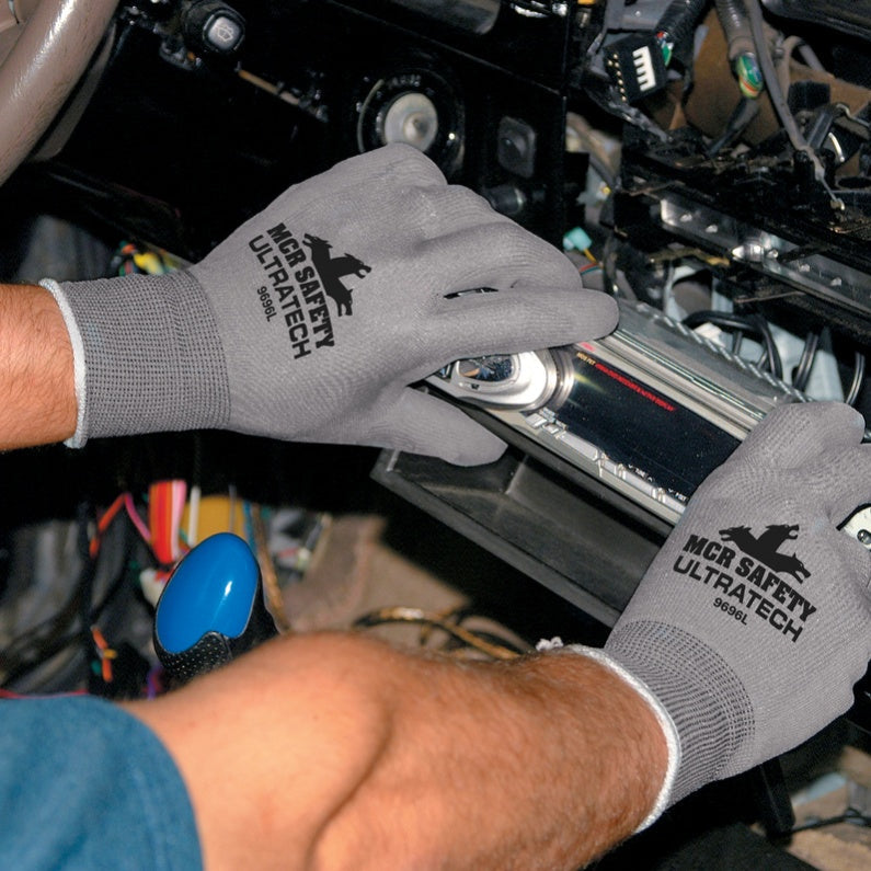 13 Gauge String Knit Gloves - MCR Safety - Durable Grip