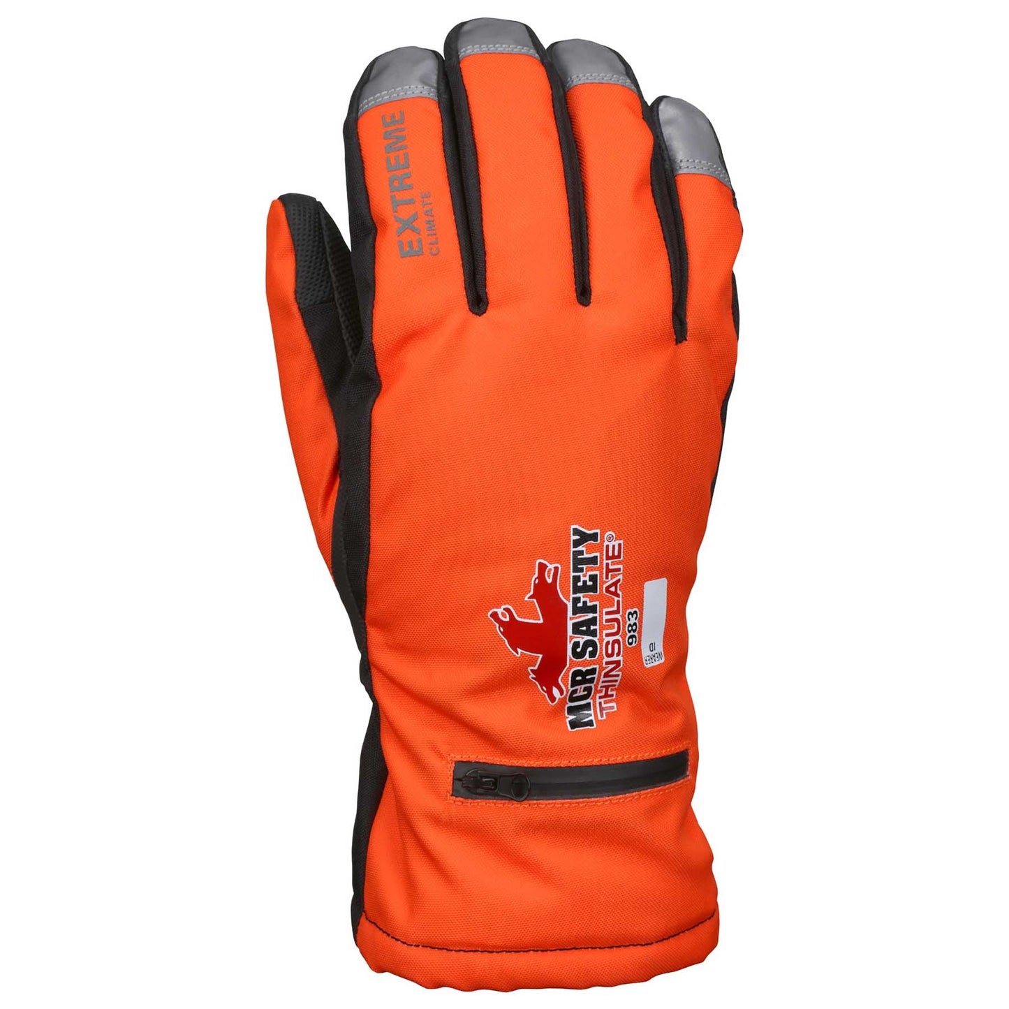 Orange Performance Gloves - MCR Safety - Insulated Design