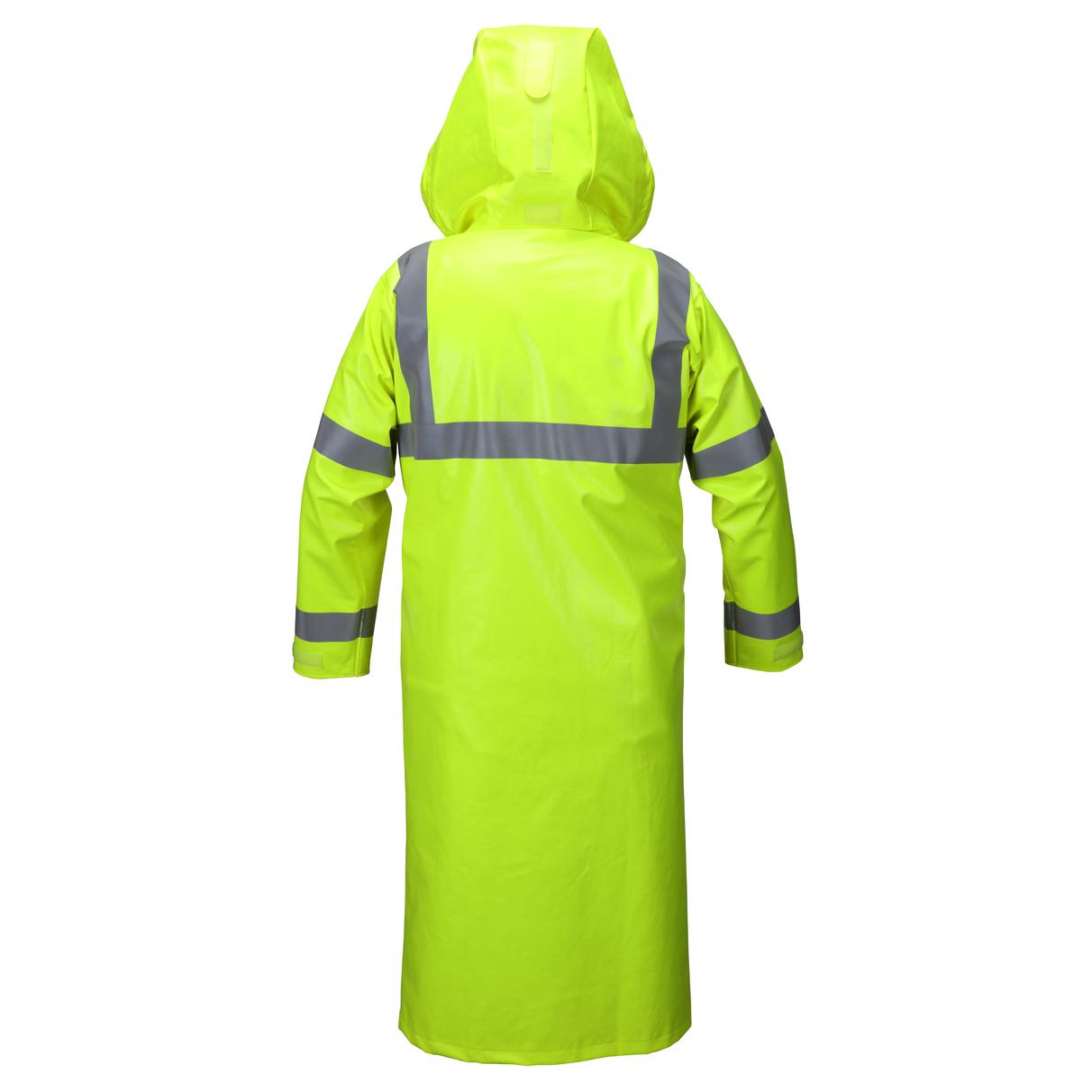 Yellow/Lime Raincoat - MCR Safety - Flame Resistant