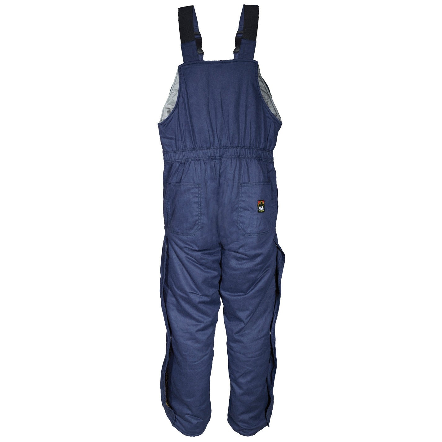 Navy Blue Bib Overalls - MCR Safety - Insulated Design