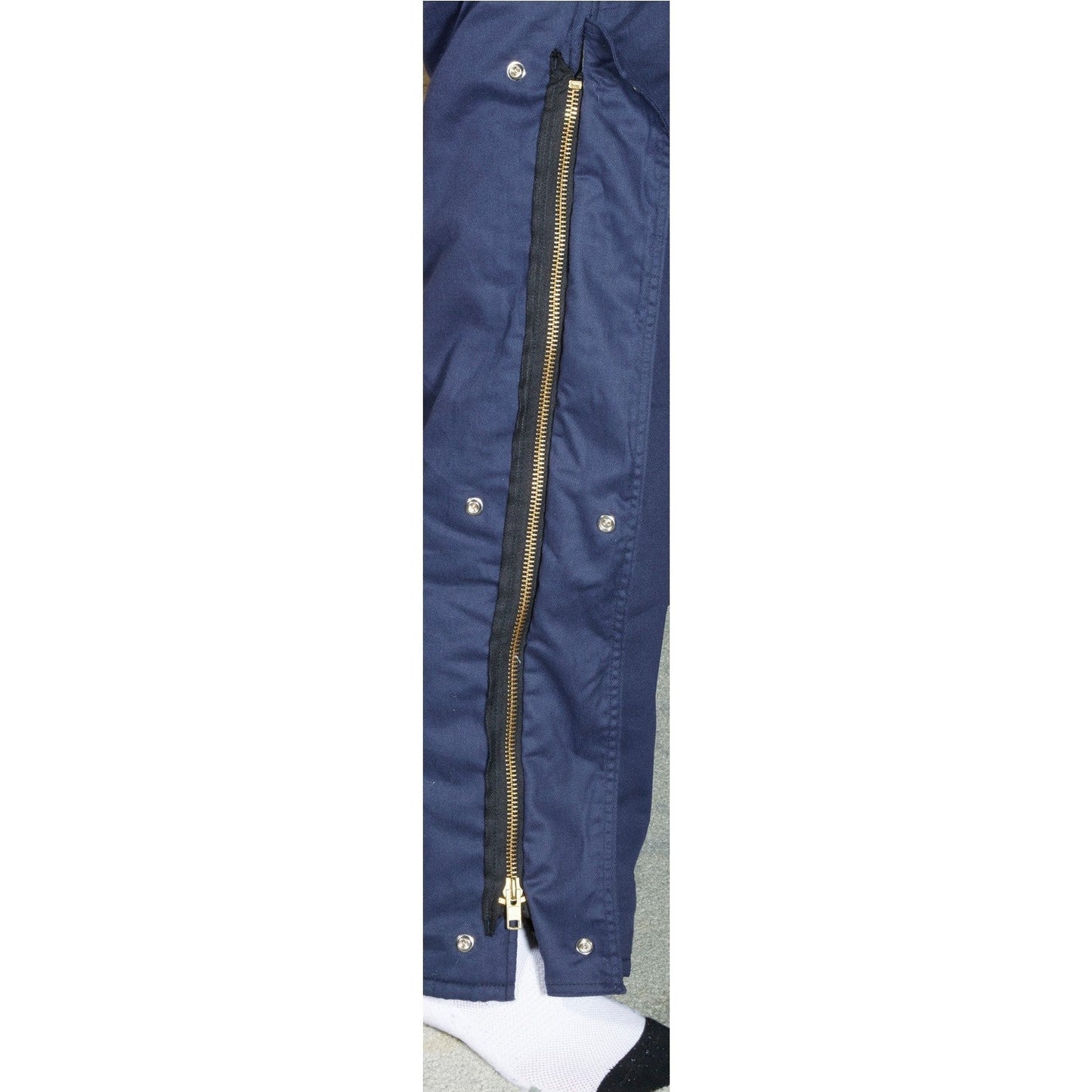 Navy Blue Bib Overalls - MCR Safety - Insulated Design