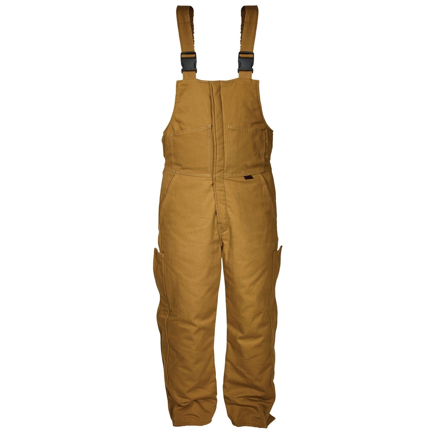 Tan Insulated Bib Overalls - MCR Safety - Max Comfort Fabric